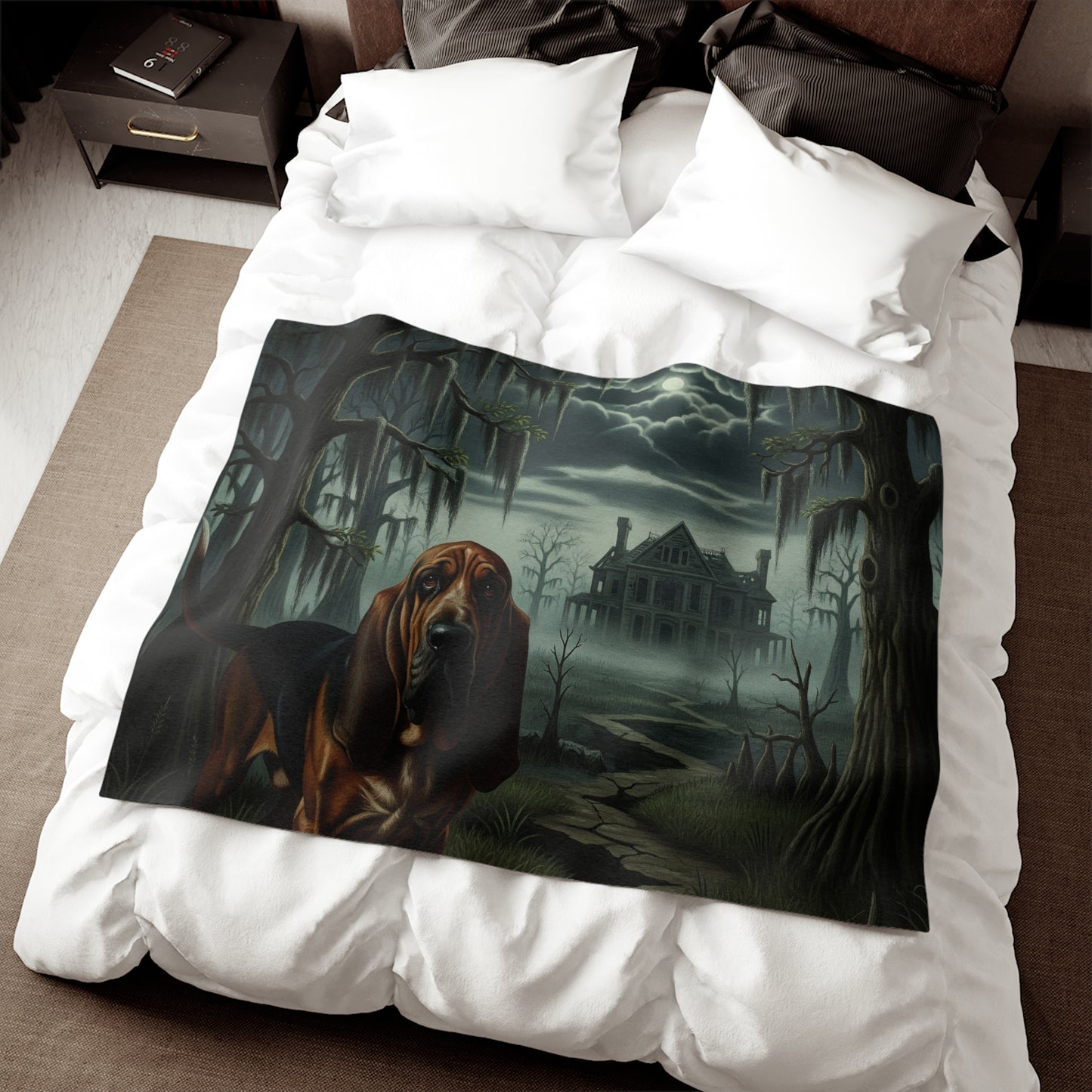 Bloodhound Sweatshirt Blanket
