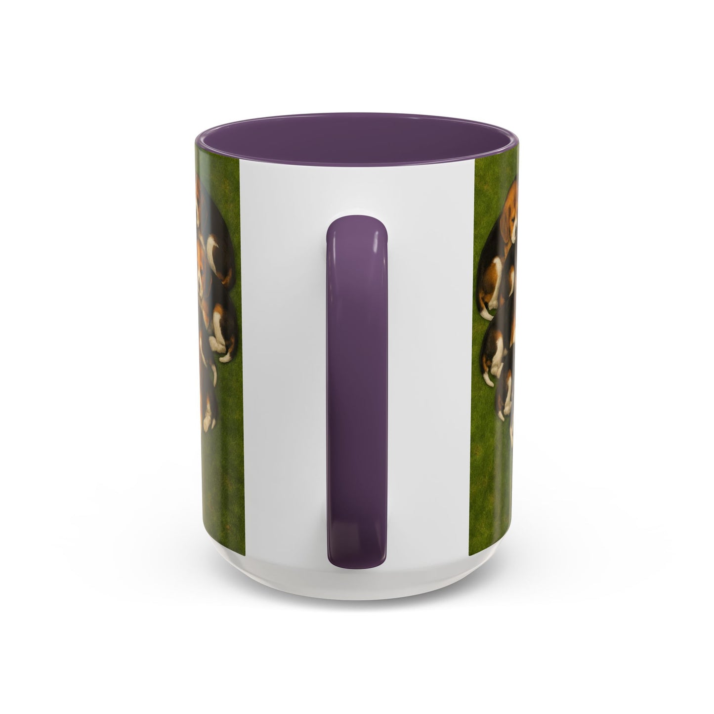 Beagle puppies Accent Coffee Mug - Perfect Gift for Dog Lovers