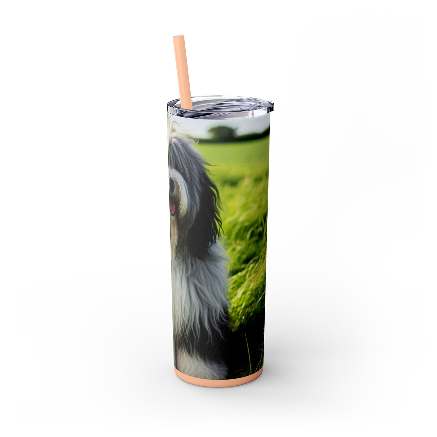 Schapendoes Tumbler with Straw, 20oz