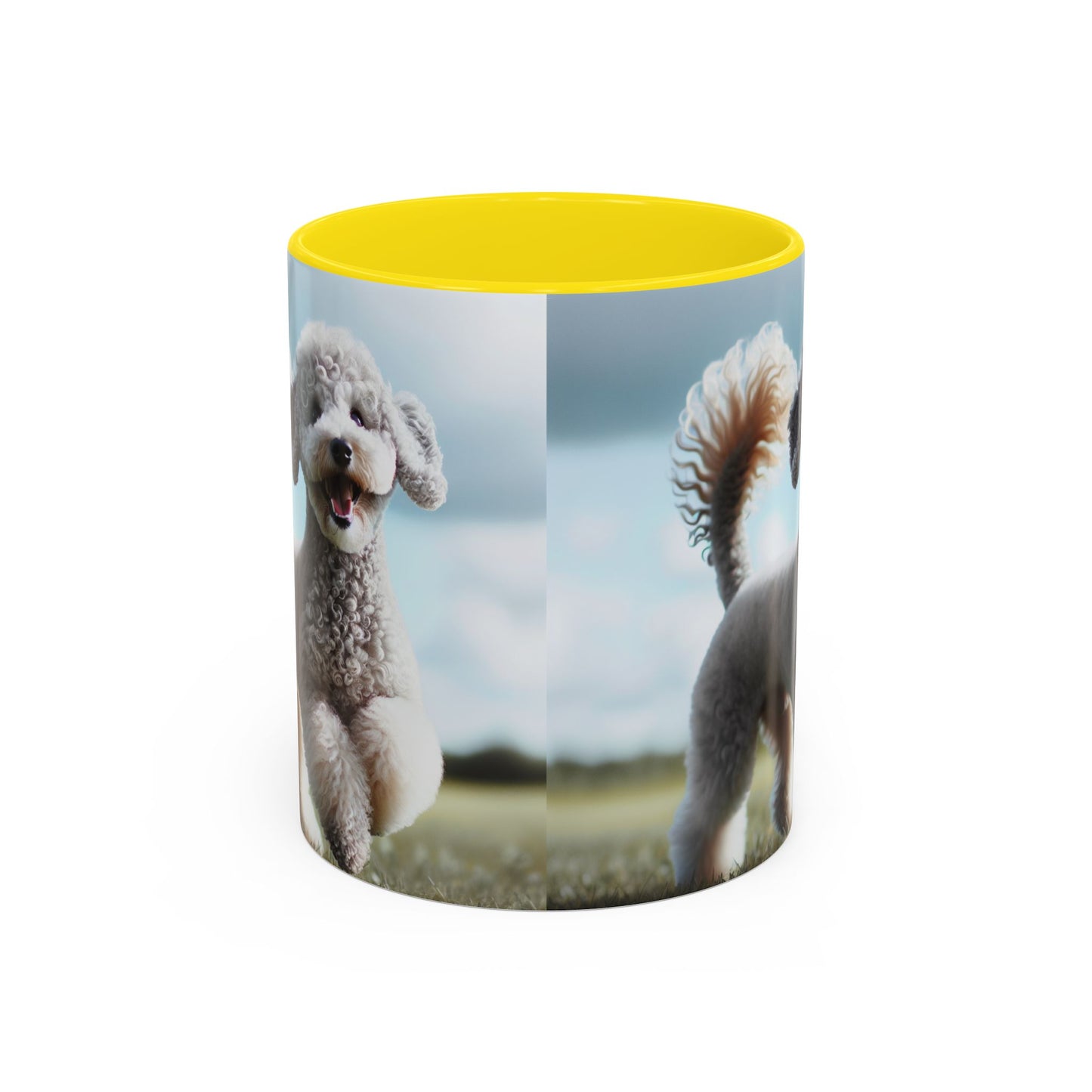 Bedlington Terrier Accent Coffee Mug - Perfect Gift for Dog Lovers
