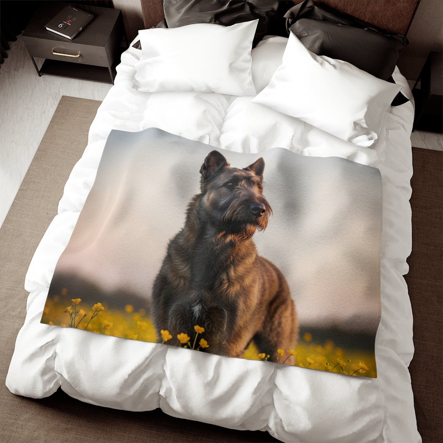 Bouvier des Flandres Sweatshirt Blanket
