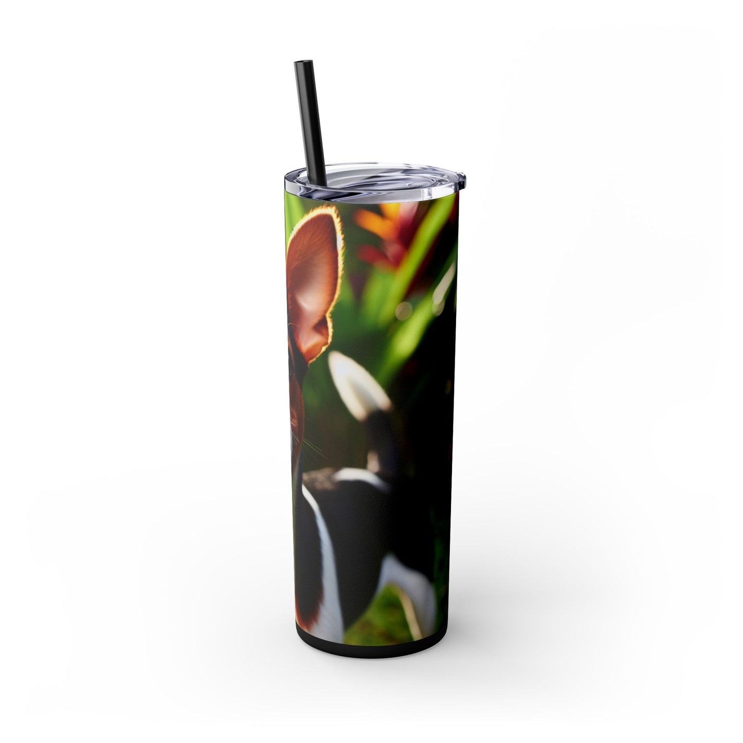 Brazilian Terrier Tumbler with Straw, 20oz