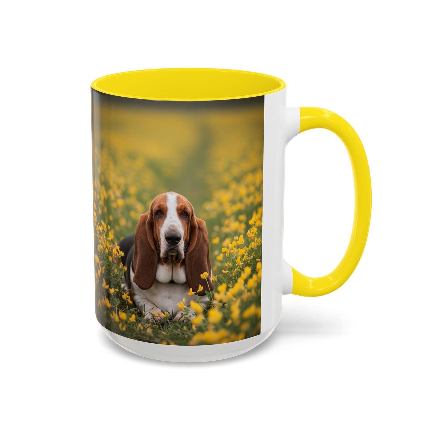 Basset Hound Accent Coffee Mug - Perfect Gift for Dog Lovers