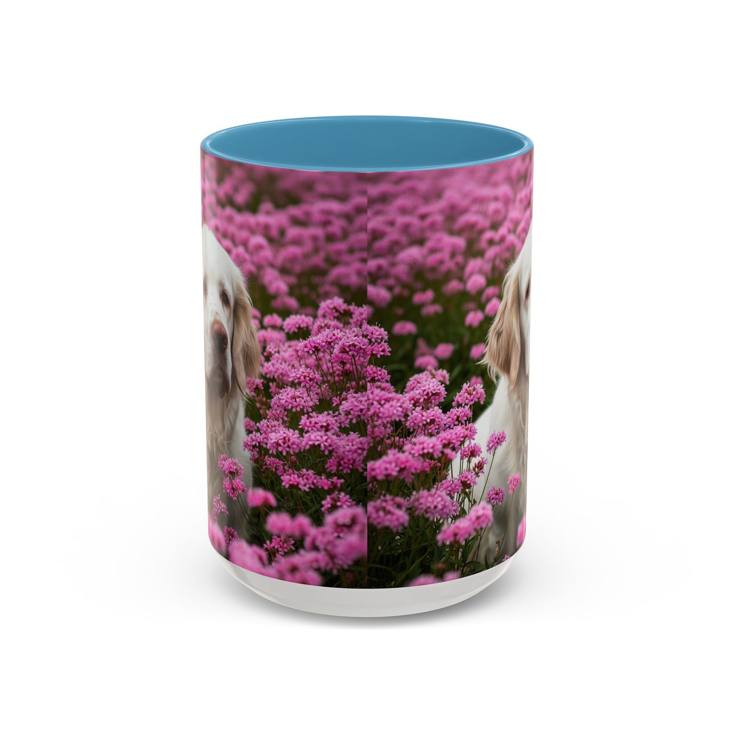 Clumber Spaniel Accent Coffee Mug - Perfect Gift for Dog Lovers