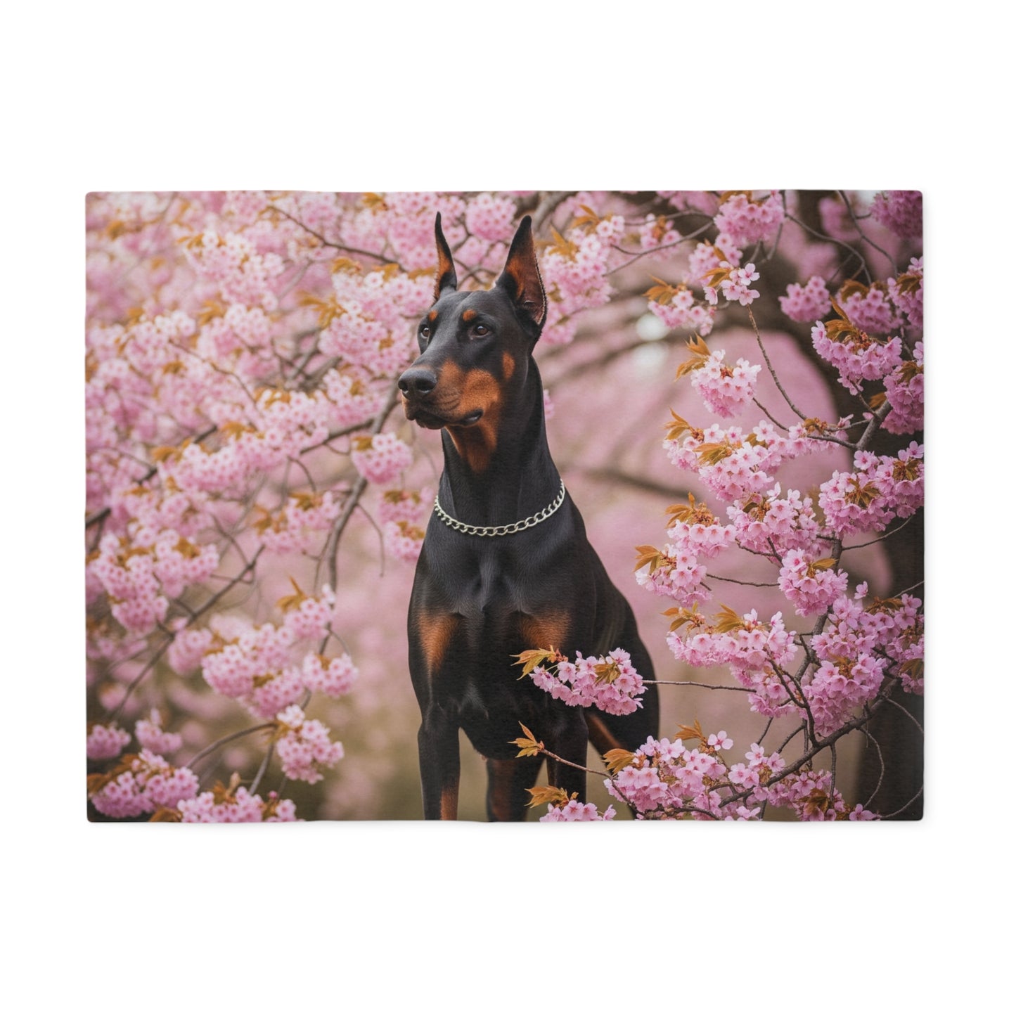Doberman Sweatshirt Blanket