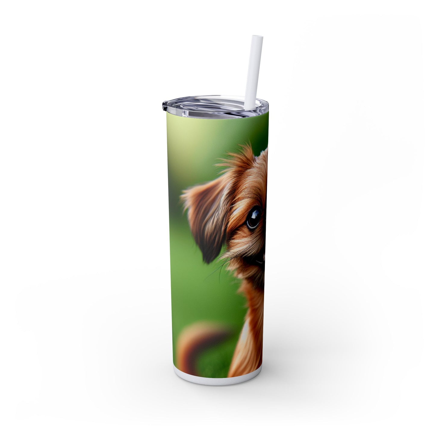 Brussels Griffon Tumbler with Straw, 20oz