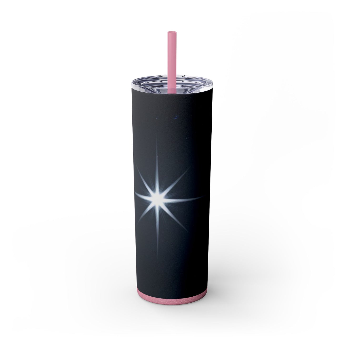 North Star Skinny Tumbler with Straw, 20oz