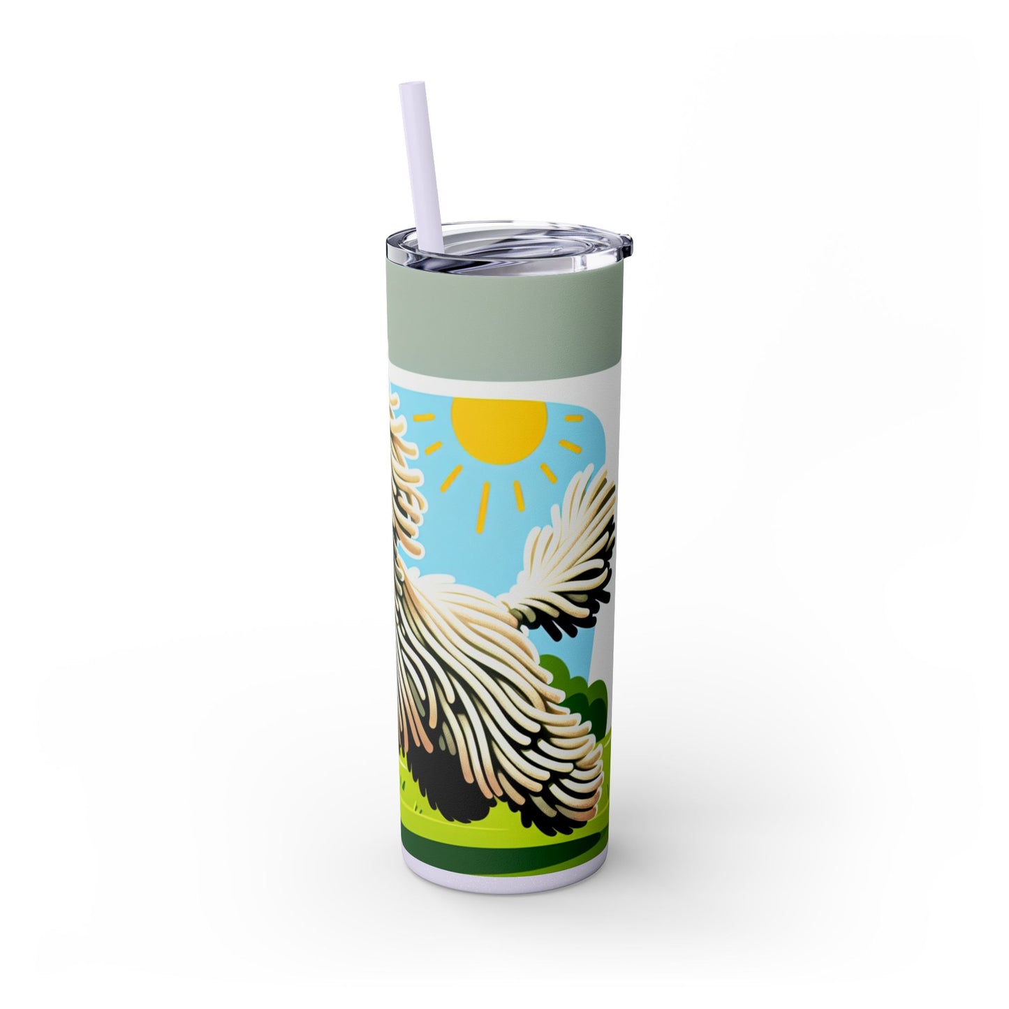 Komondor Tumbler with Straw, 20oz