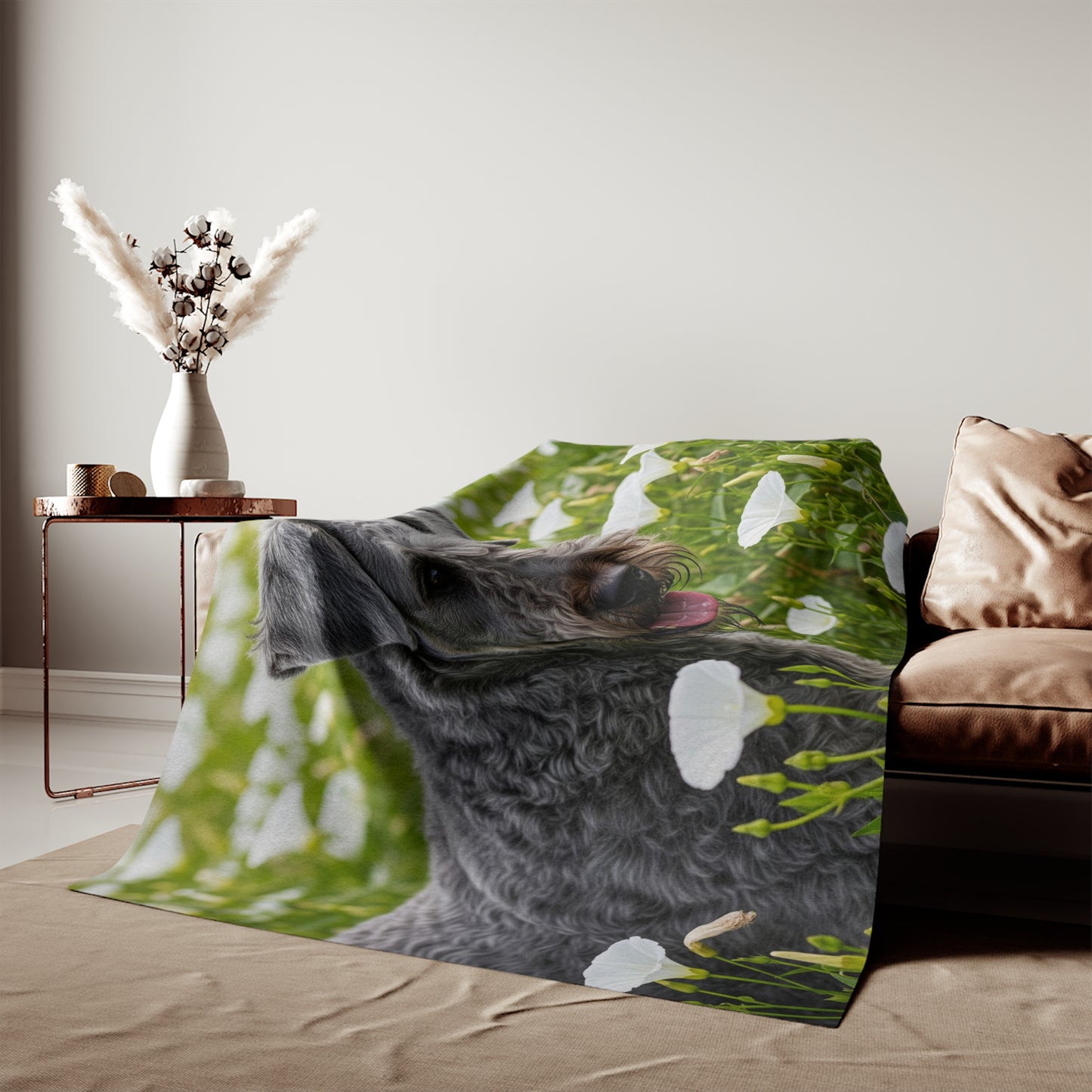 Kerry Blue Terrier Sweatshirt Blanket