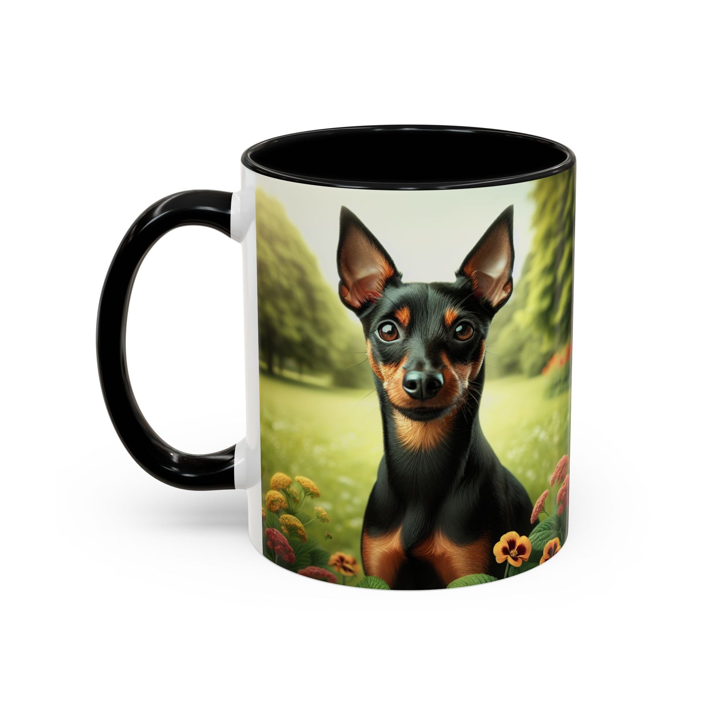 Manchester Terrier Accent Coffee Mug - Perfect Gift for Dog Lovers