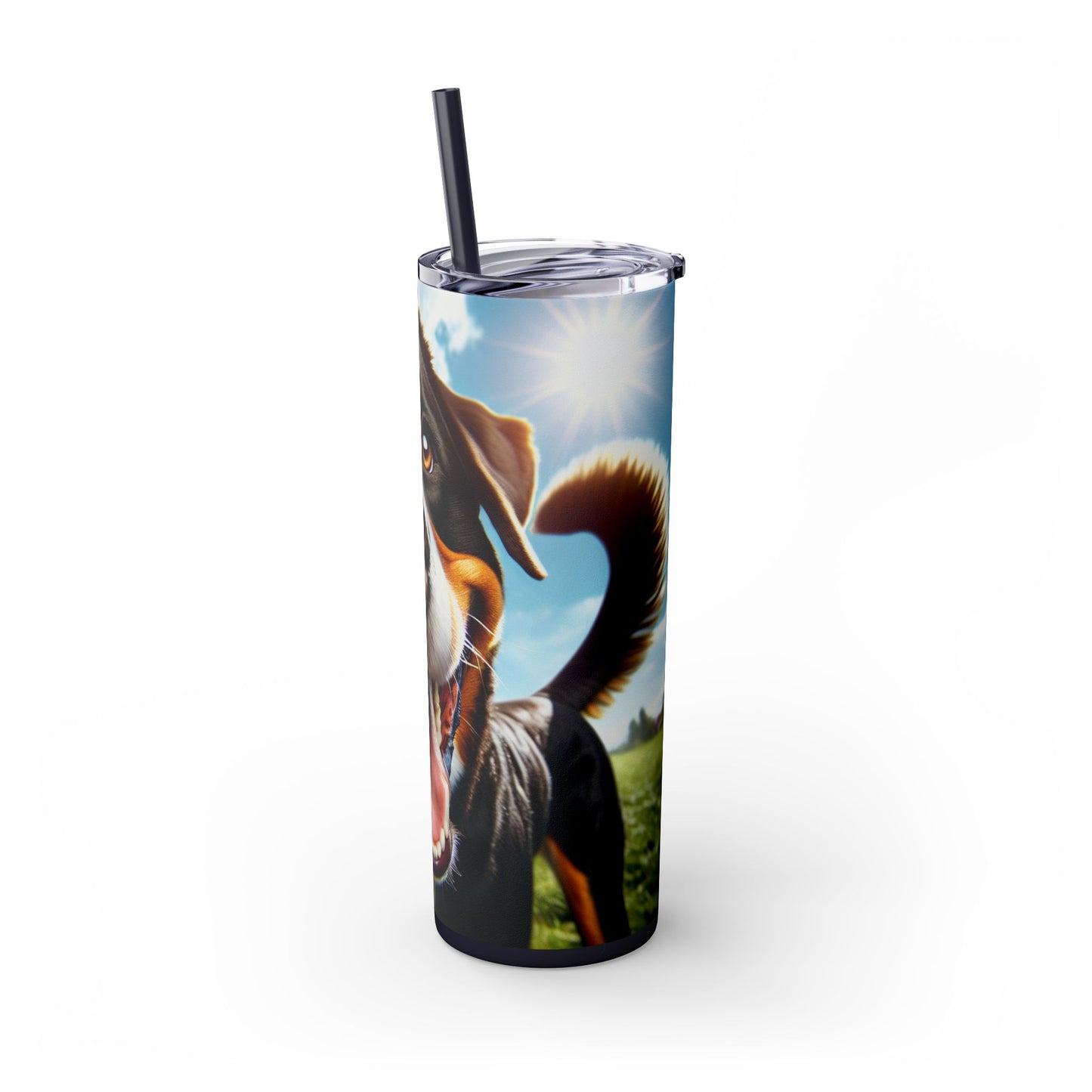 Greater Swiss Mountain Dog Tumbler with Straw, 20oz