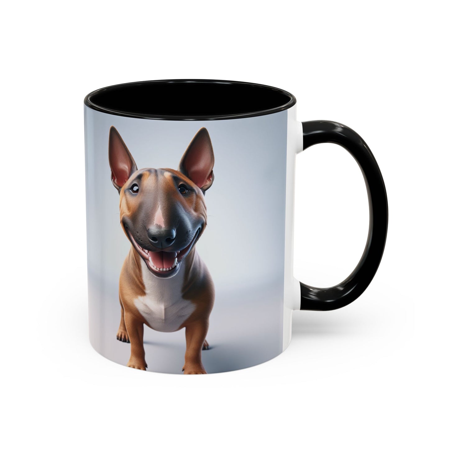 Miniature Bull Terrier Accent Coffee Mug - Perfect Gift for Dog Lovers