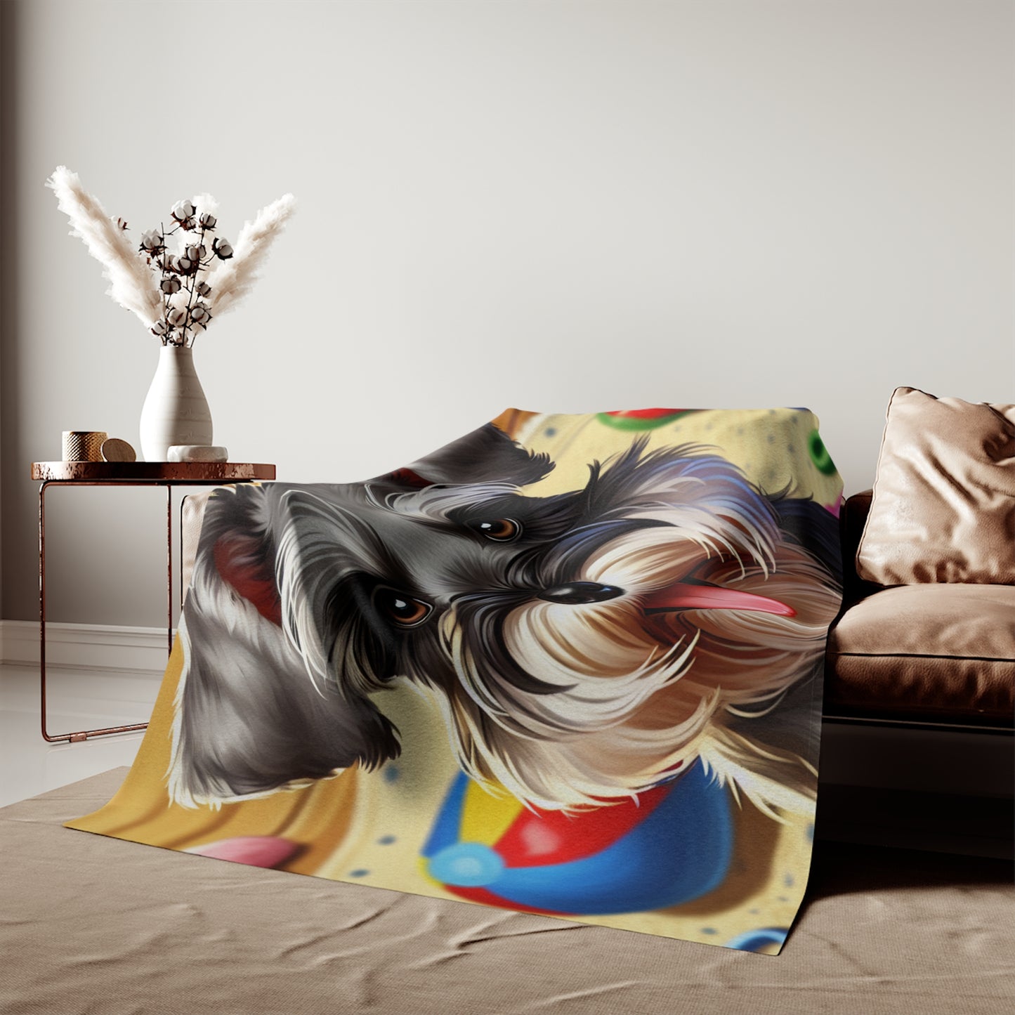 Miniature Schnauzer Sweatshirt Blanket