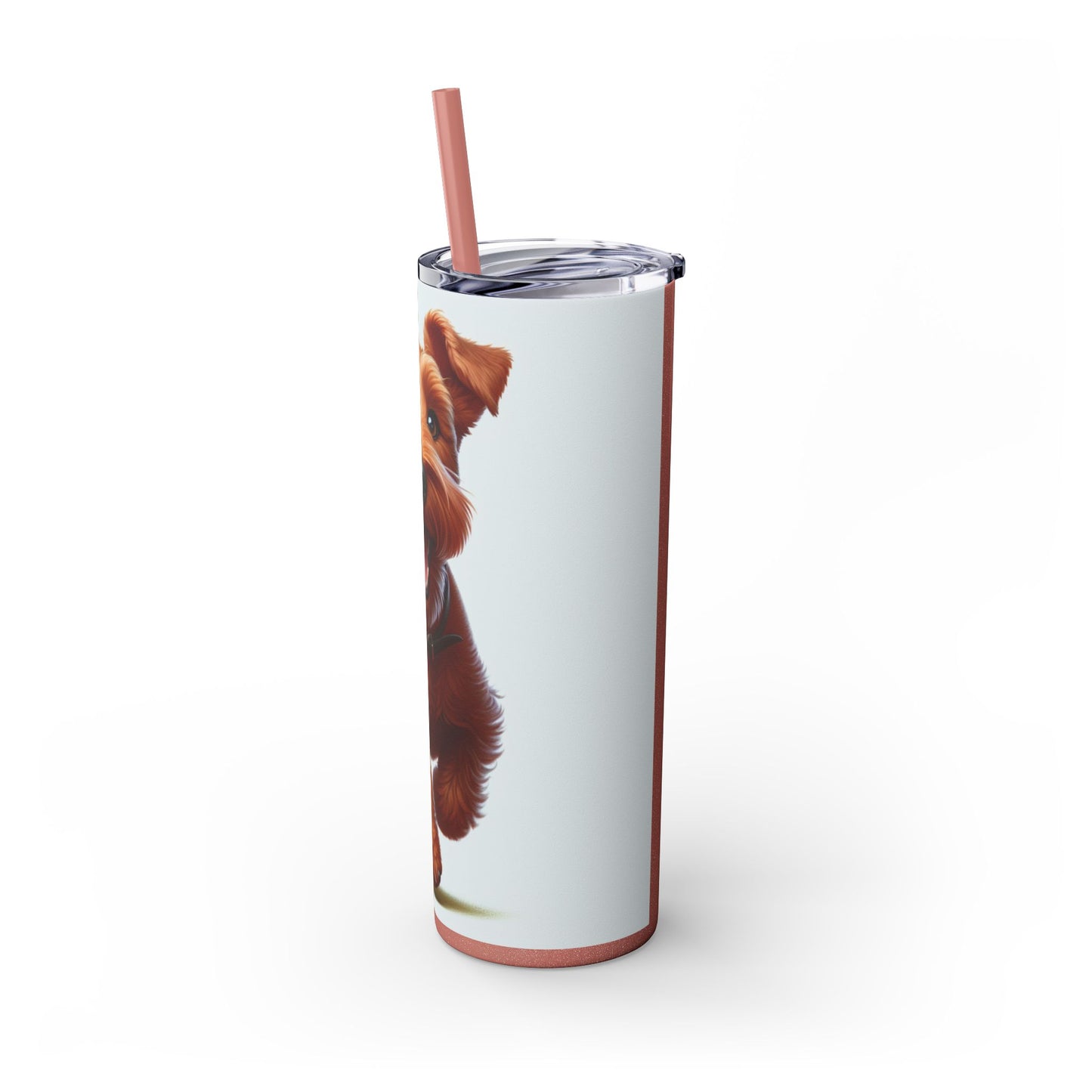 Irish Terrier Tumbler with Straw, 20oz
