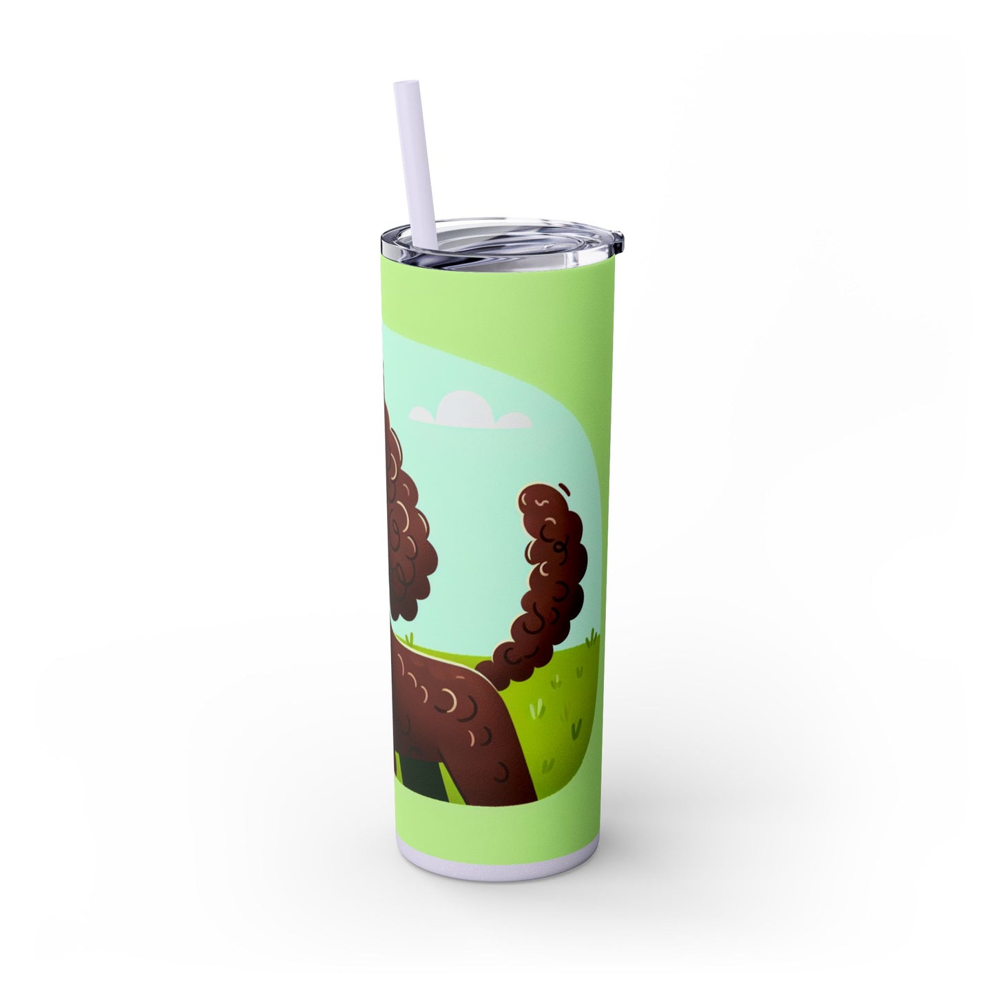 Irish Water Spaniel Tumbler with Straw, 20oz
