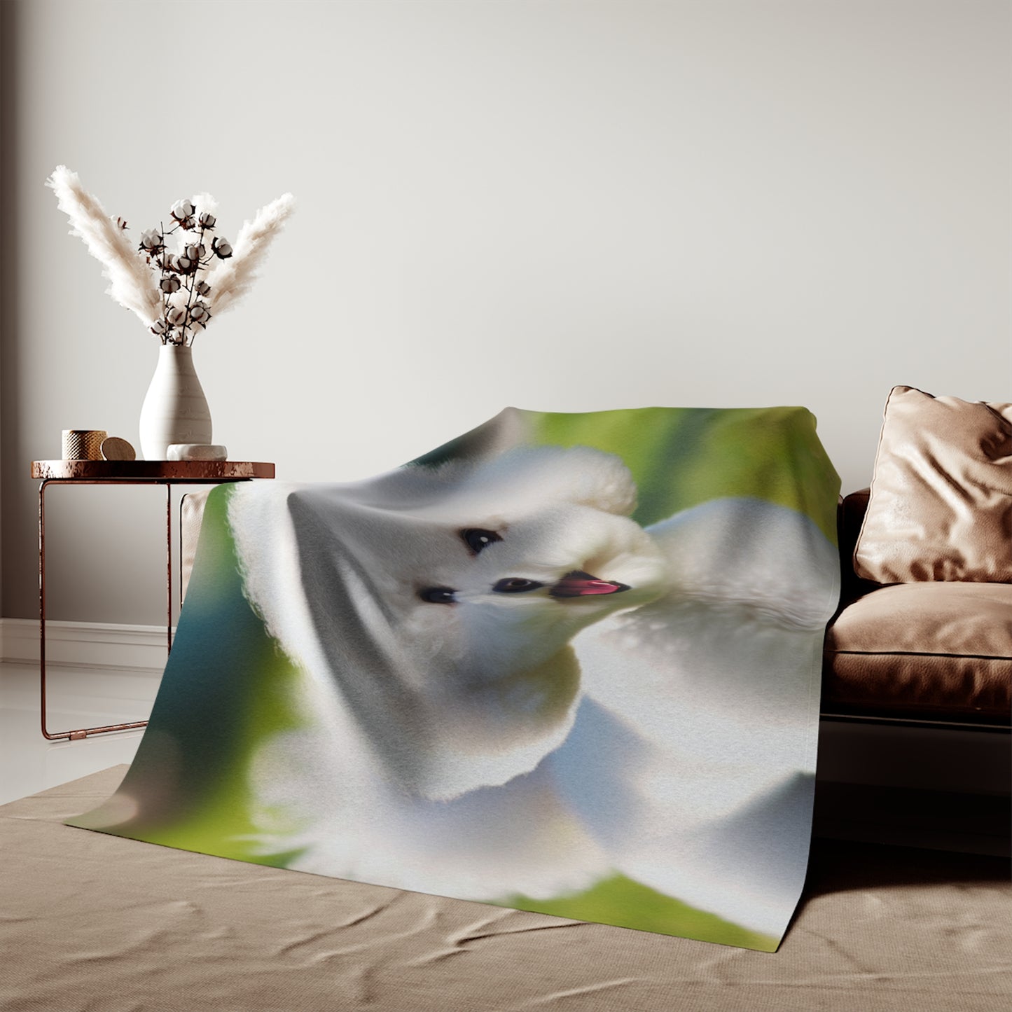 Bichon Frise Sweatshirt Blanket