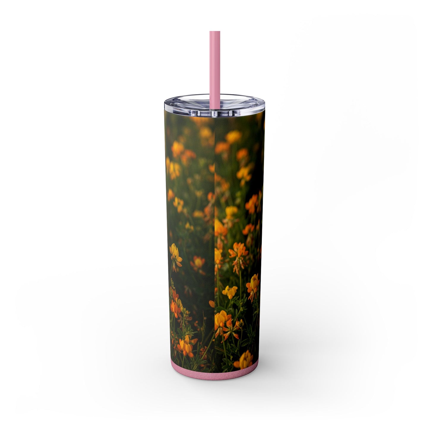 Airedale Terrier Skinny Tumbler with Straw, 20oz