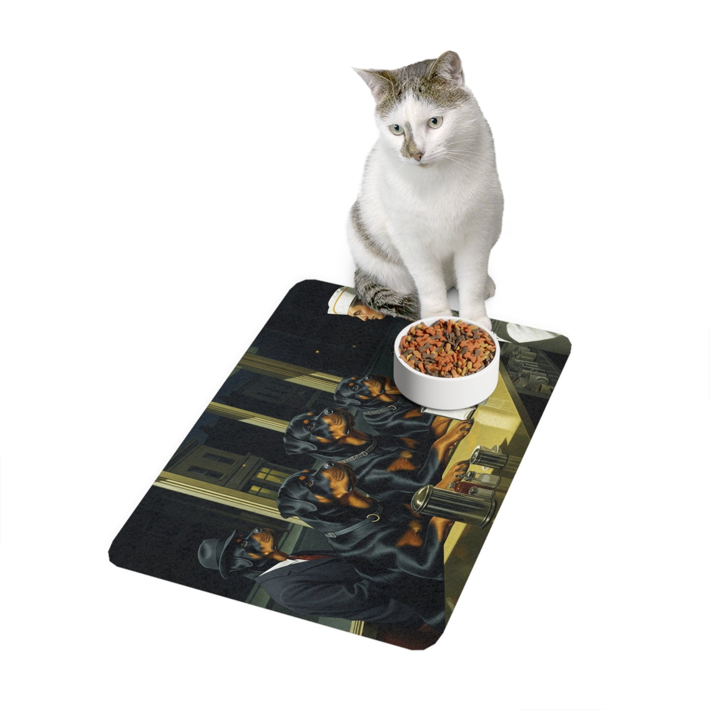 Pet Food Mat (12x18) - Rottweiler