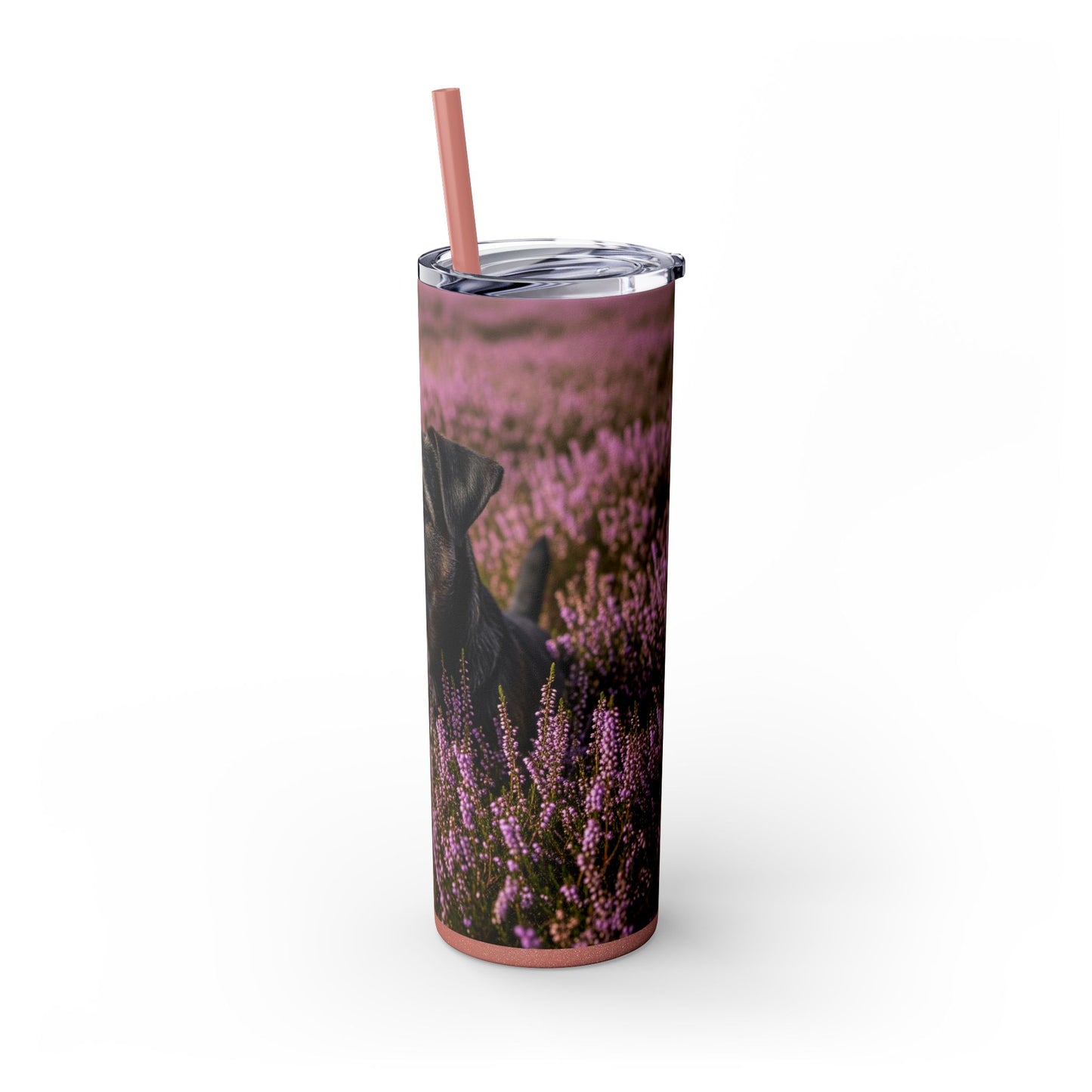 Glen of Imaal Terrier Skinny Tumbler with Straw, 20oz