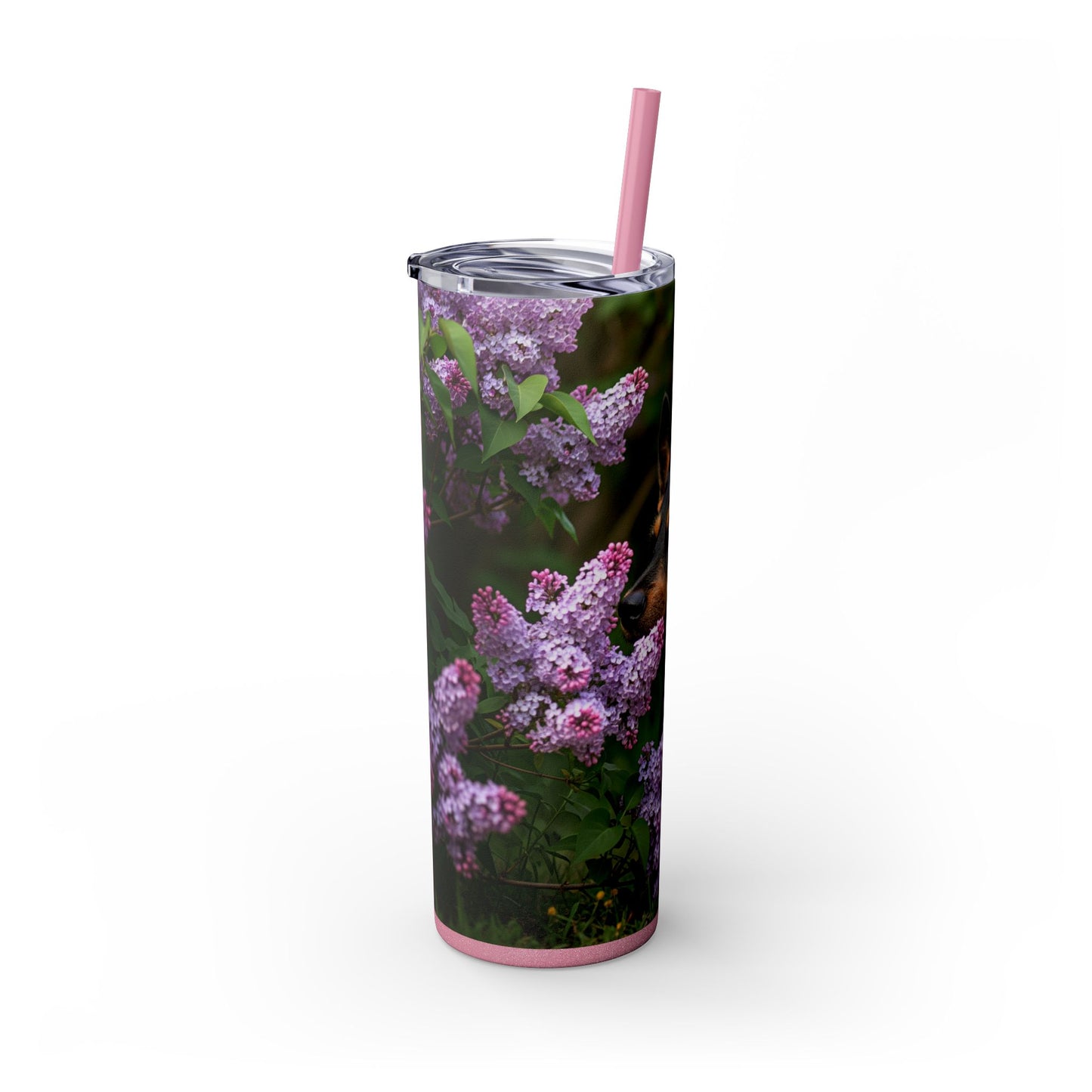 Mudi Skinny Tumbler with Straw, 20oz