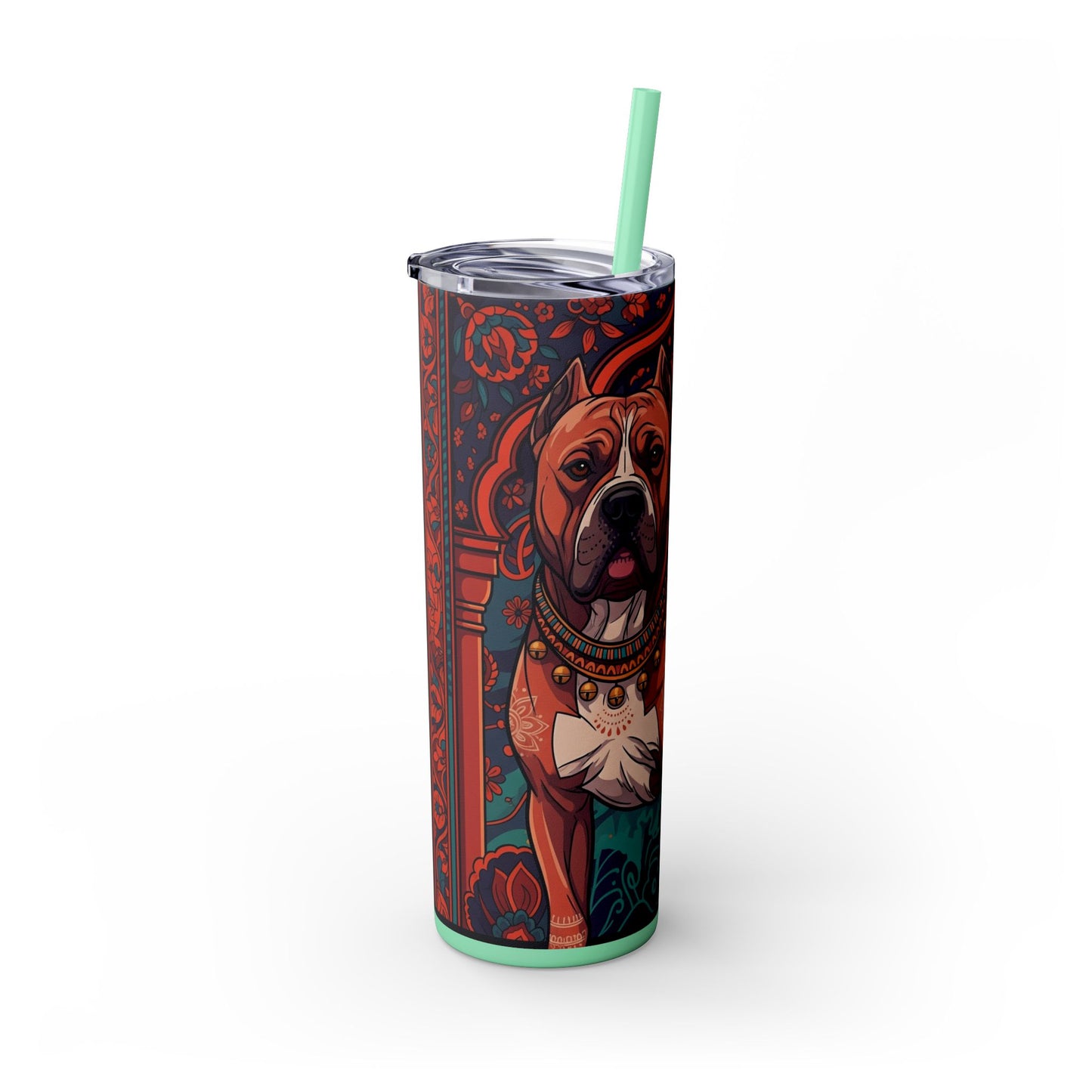 Bully Kutta Skinny Tumbler with Straw, 20oz