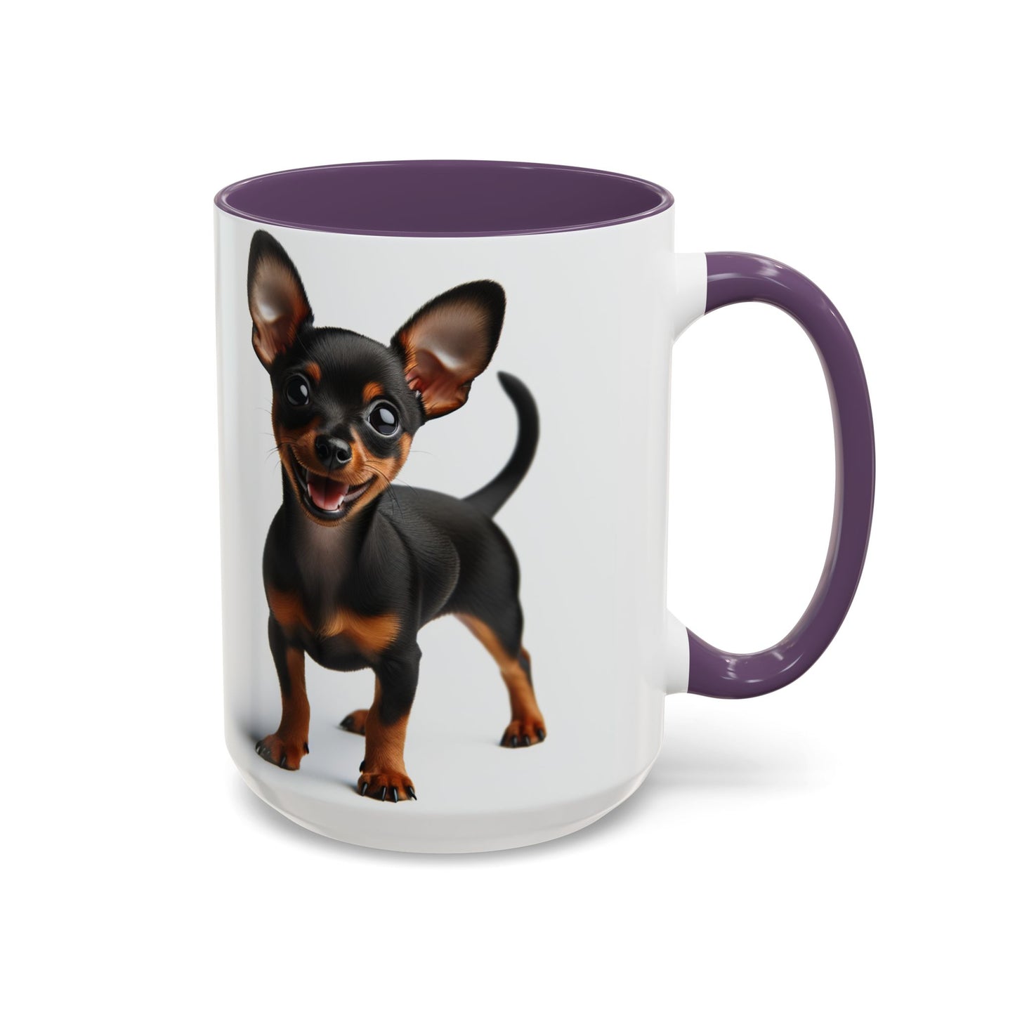 Miniature Pinscher Accent Coffee Mug - Perfect Gift for Dog Lovers