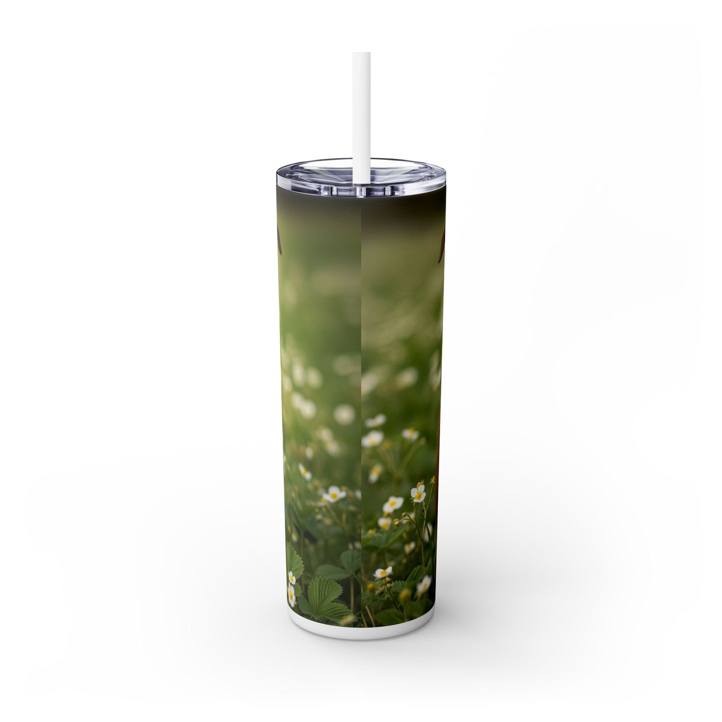Staffordshire Bull Terrier Tumbler with Straw, 20oz