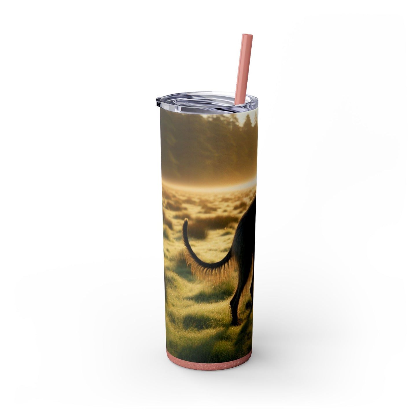 Scottish Deerhound Tumbler with Straw, 20oz