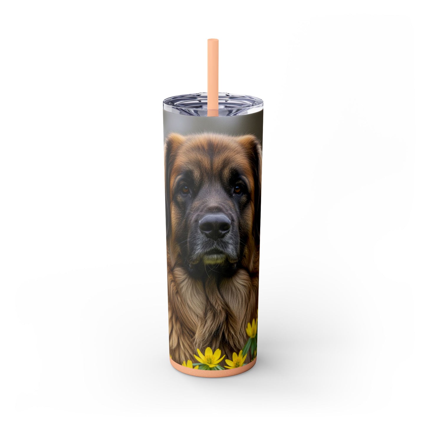 Leonberger Tumbler with Straw, 20oz