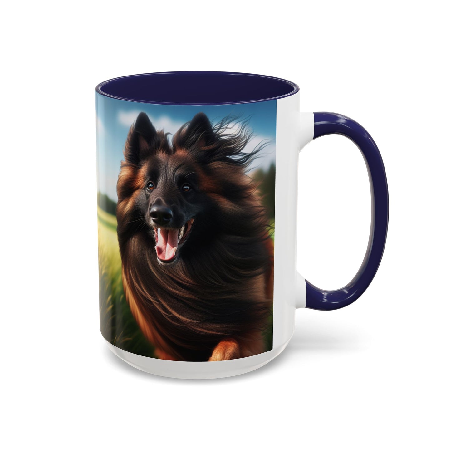 Belgian Shepherd Dog Tervuren Accent Coffee Mug - Perfect Gift for Dog Lovers