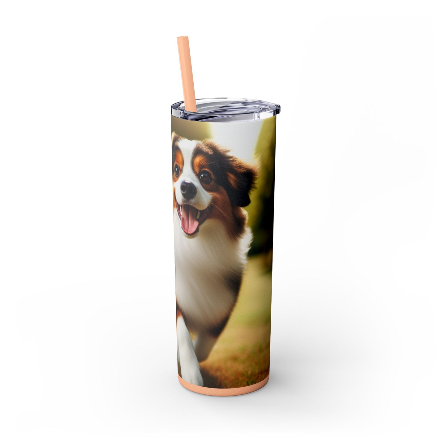 Miniature American Shepherd Tumbler with Straw, 20oz