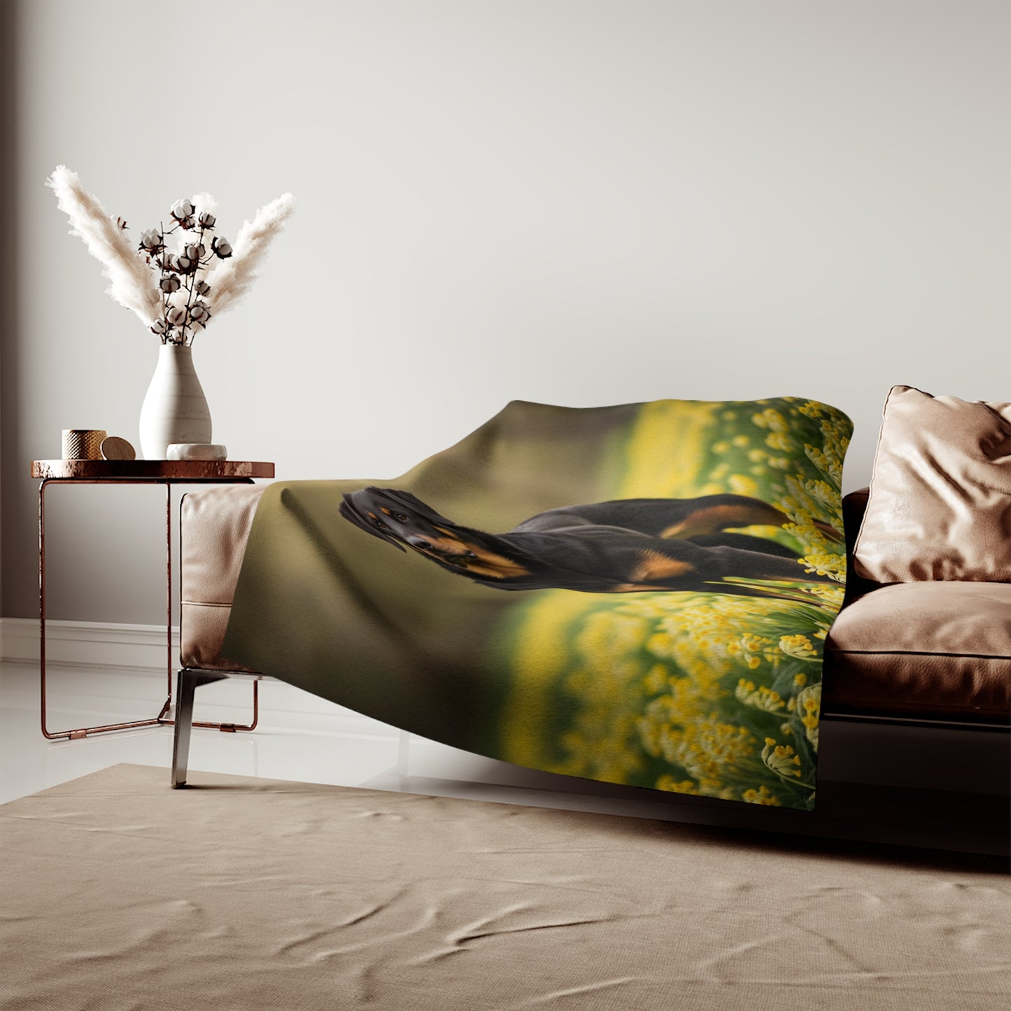 Beauceron Sweatshirt Blanket