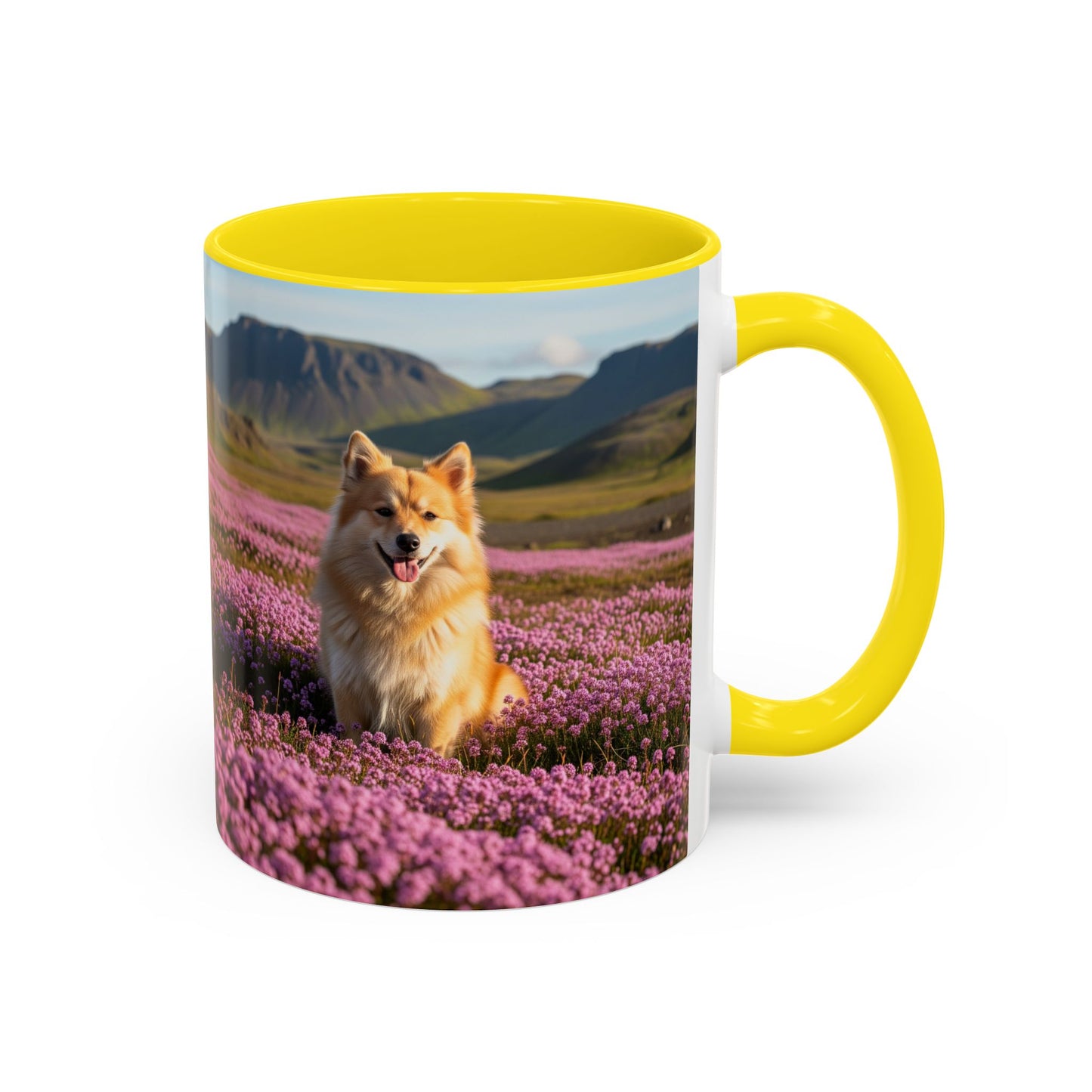Icelandic Sheepdog Accent Coffee Mug - Perfect Gift for Dog Lovers