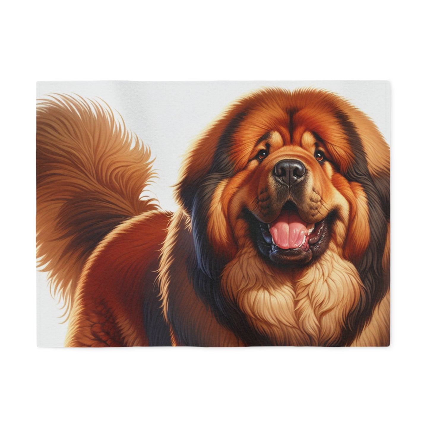 Tibetan Mastiff Sweatshirt Blanket