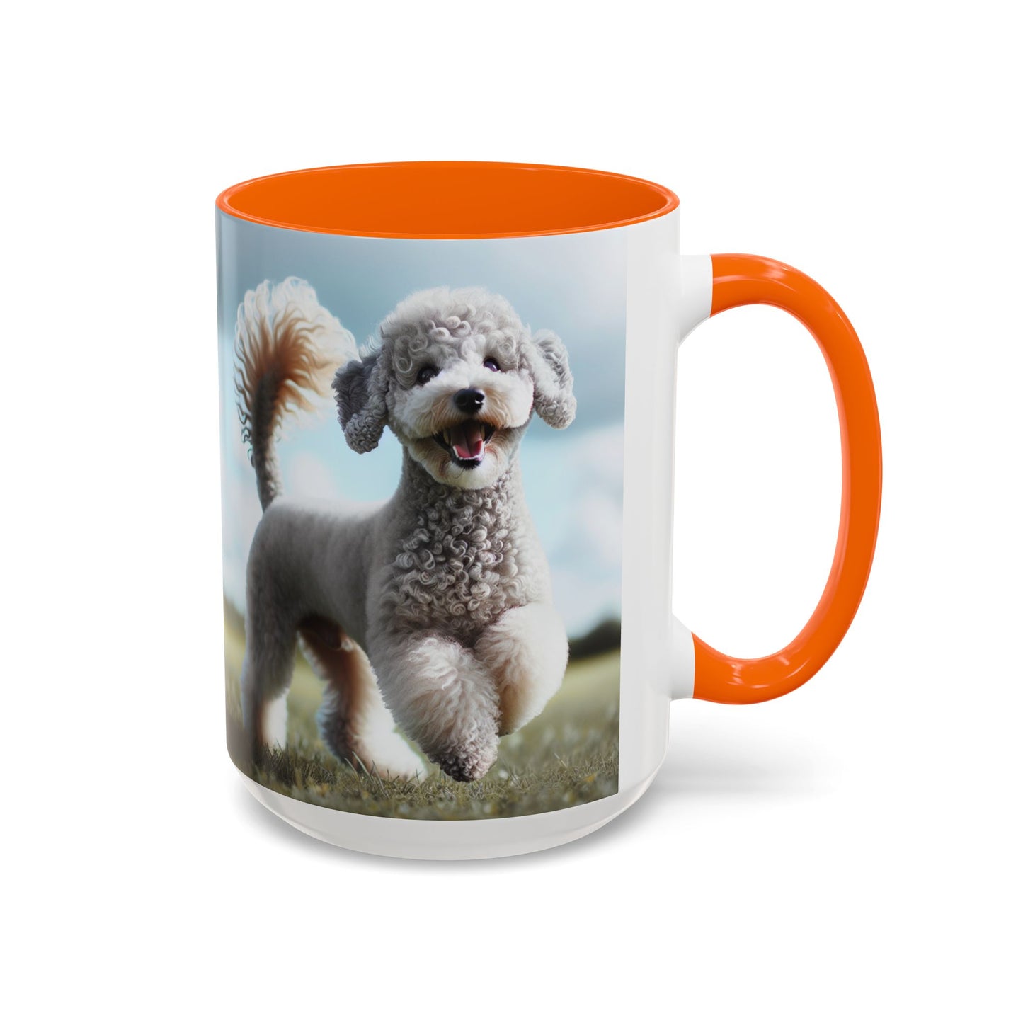 Bedlington Terrier Accent Coffee Mug - Perfect Gift for Dog Lovers