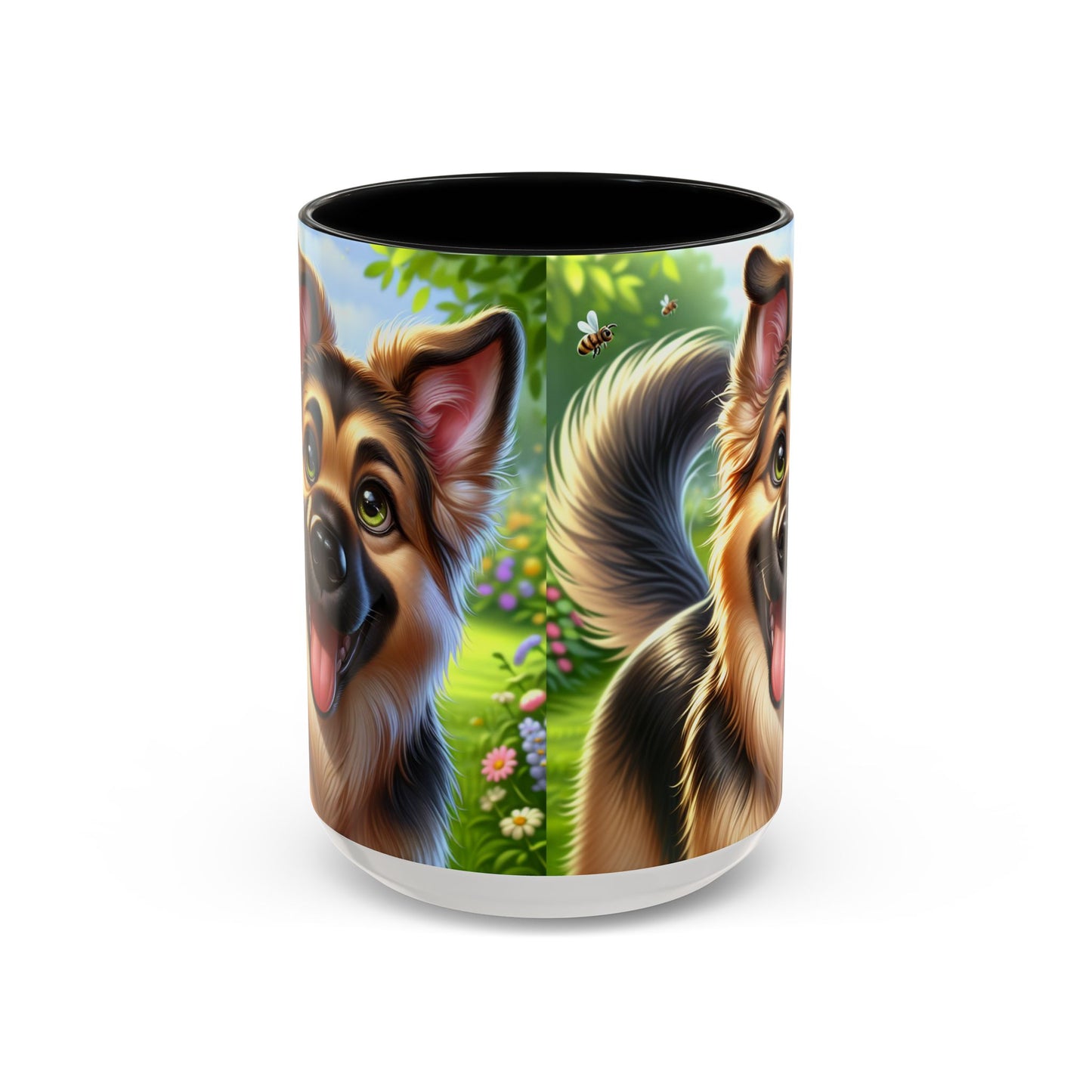German Shepherd Accent Coffee Mug - Perfect Gift for Dog Lovers