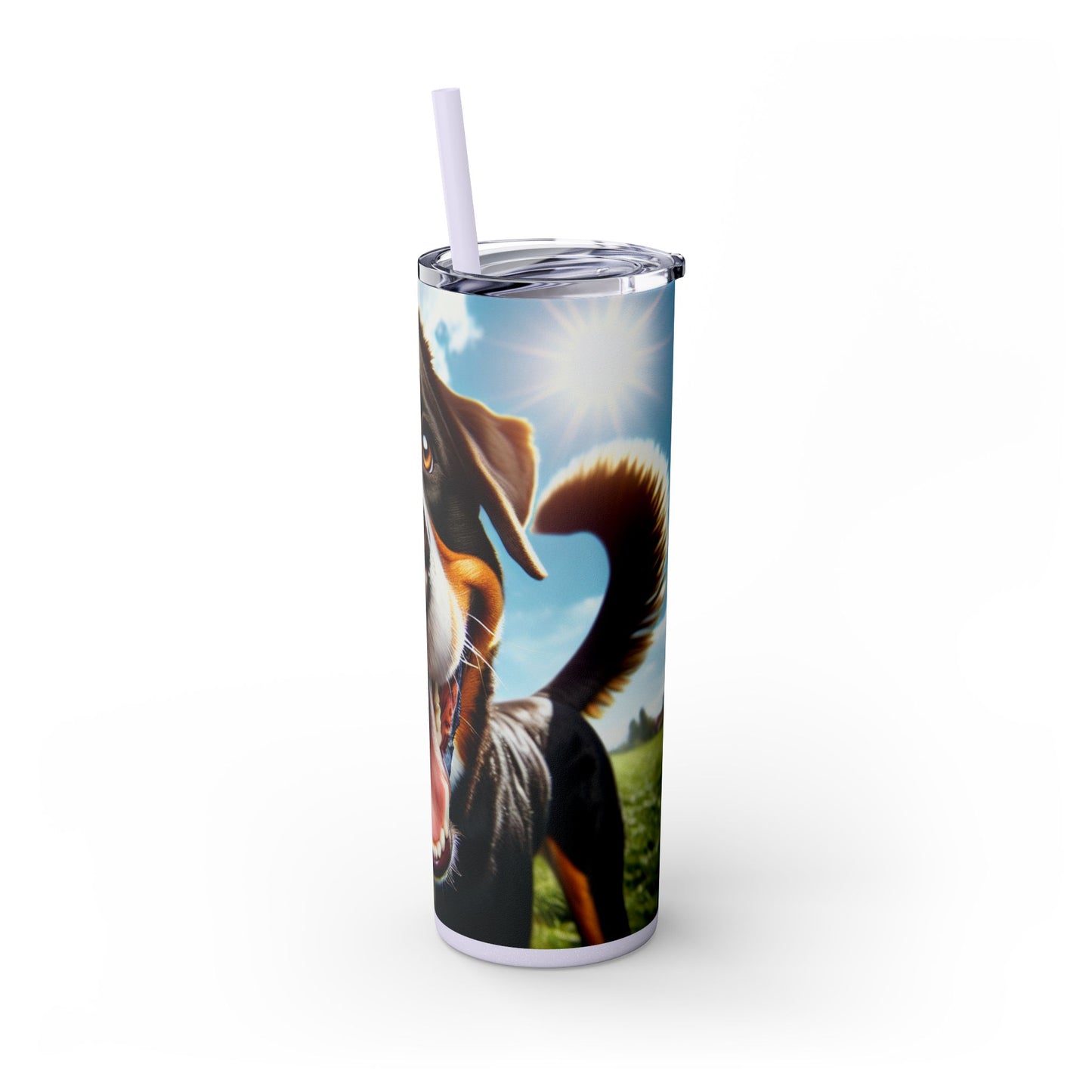Greater Swiss Mountain Dog Tumbler with Straw, 20oz