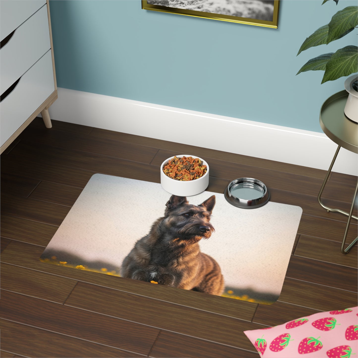Pet Food Mat (12x18) - Bouvier des Flandres