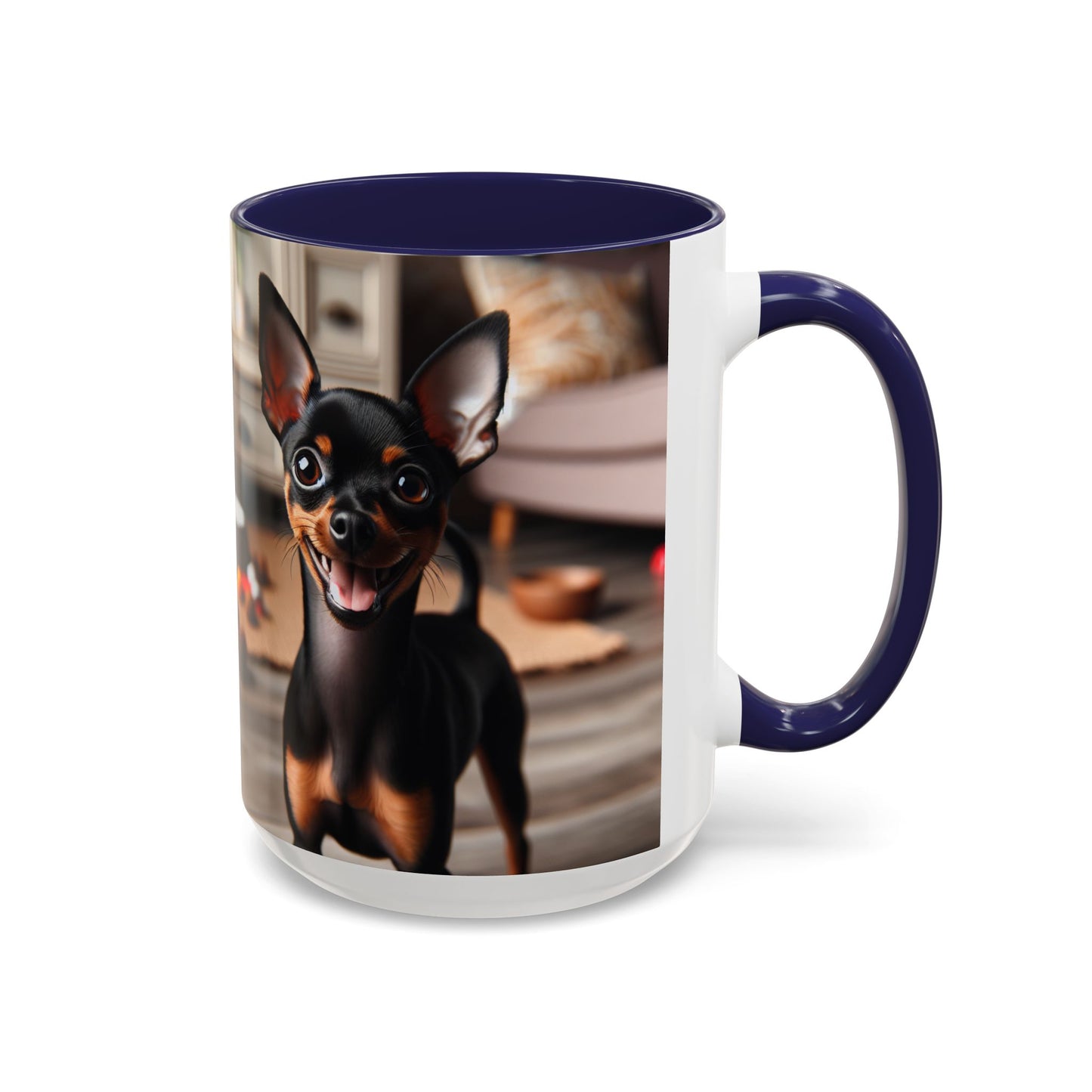 English Toy Terrier Accent Coffee Mug - Perfect Gift for Dog Lovers