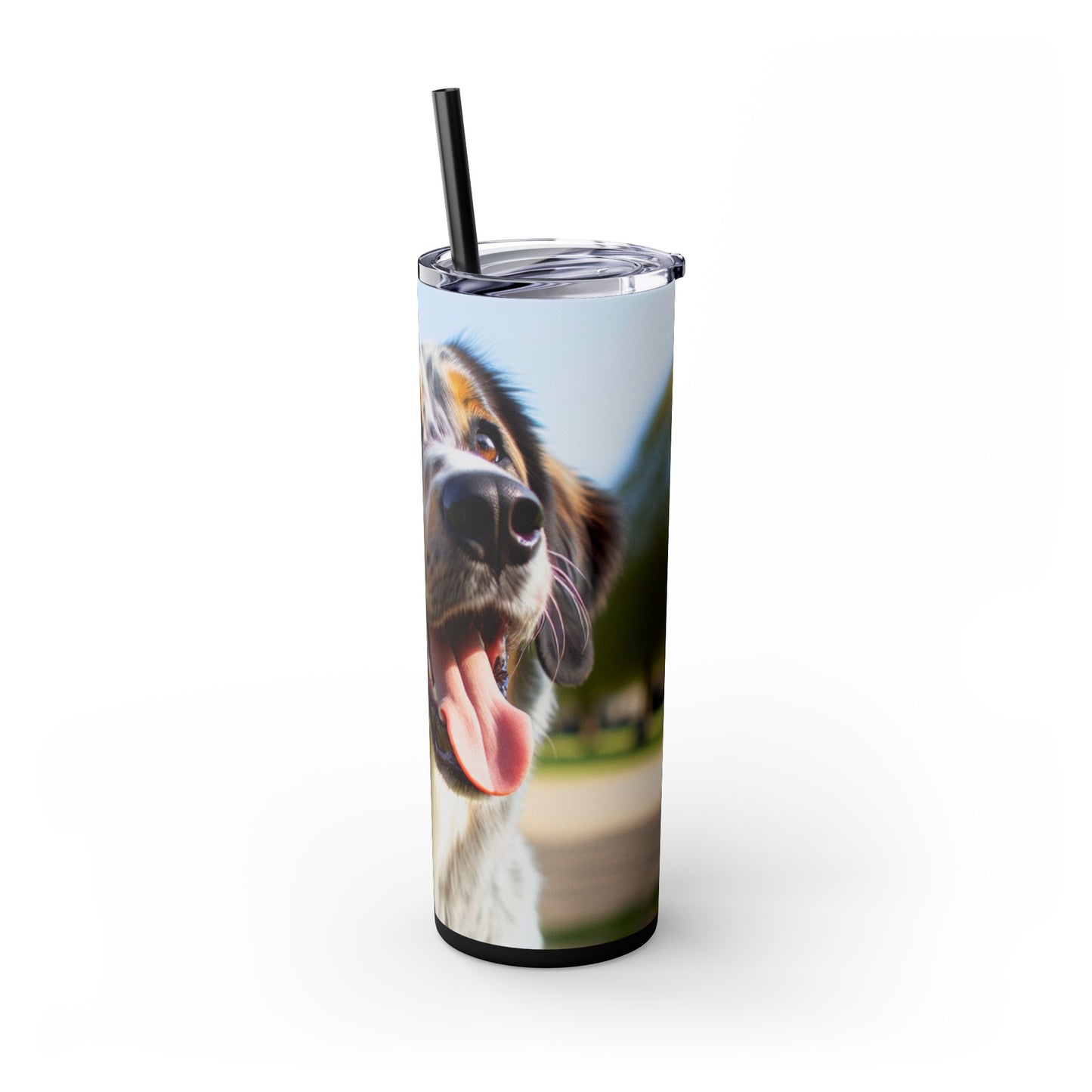 Braque Francais Pyrenean Tumbler with Straw, 20oz