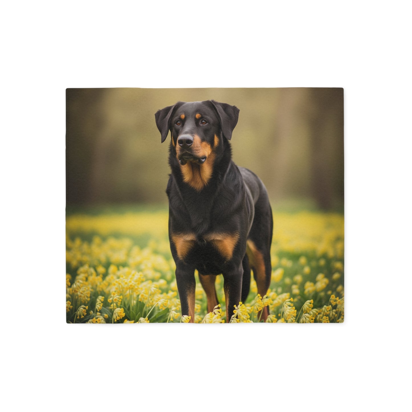 Beauceron Sweatshirt Blanket