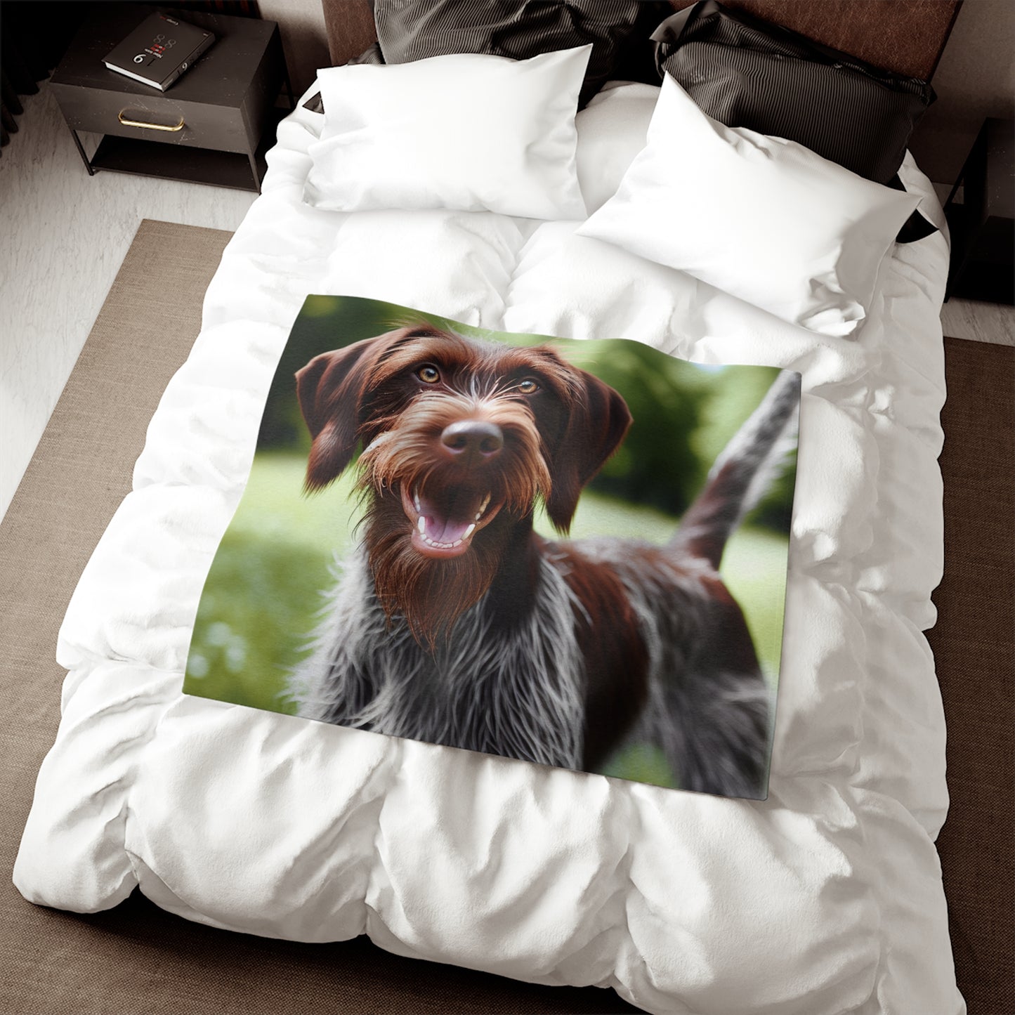 Wirehaired Slovakian Pointer Sweatshirt Blanket