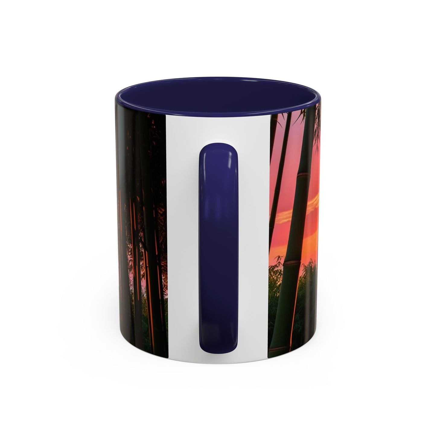 Bamboo Forest Sunrise Accent Coffee Mug - Perfect Gift for Dog Lovers