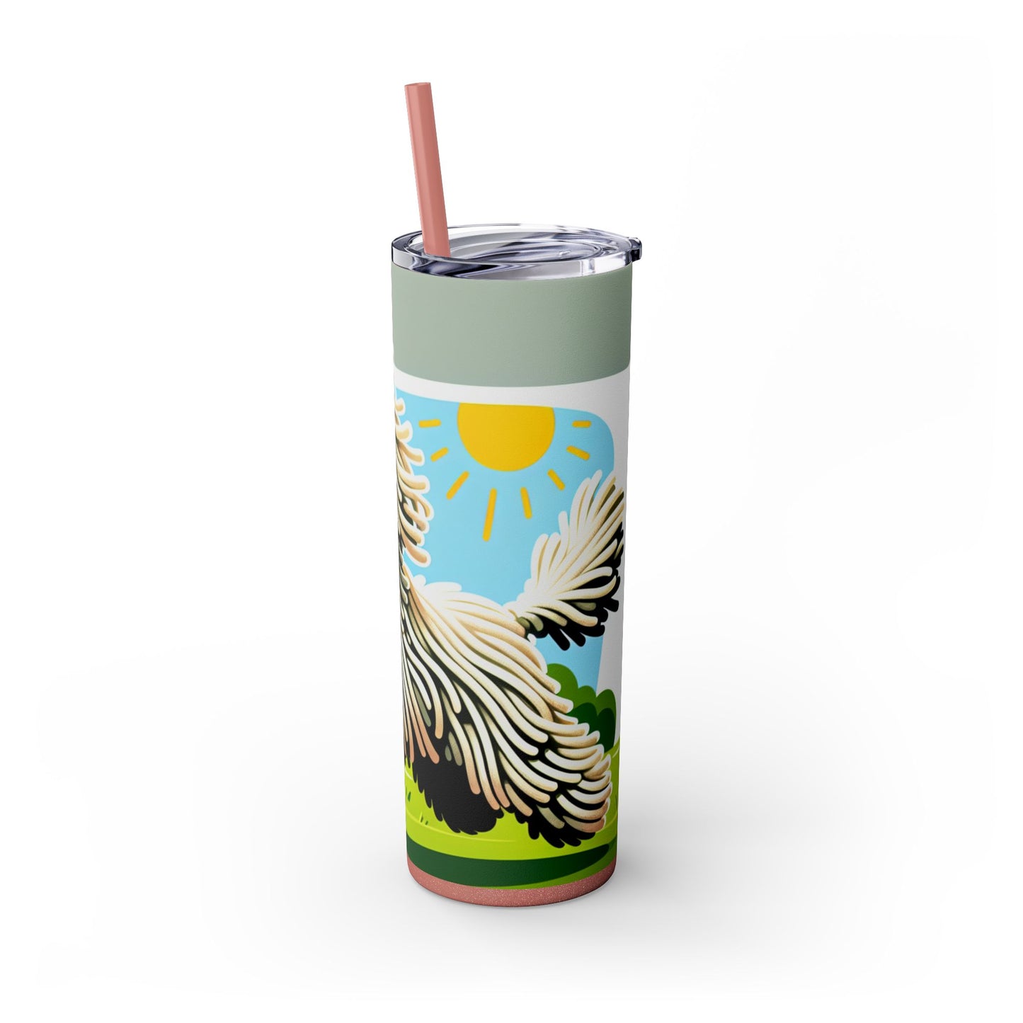 Komondor Tumbler with Straw, 20oz