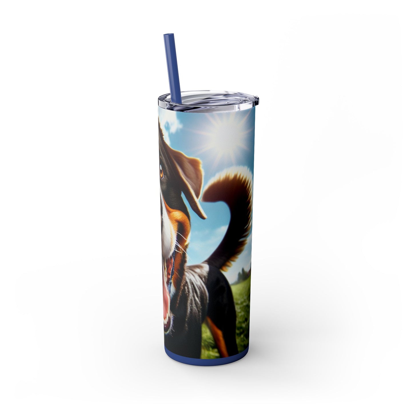 Greater Swiss Mountain Dog Tumbler with Straw, 20oz
