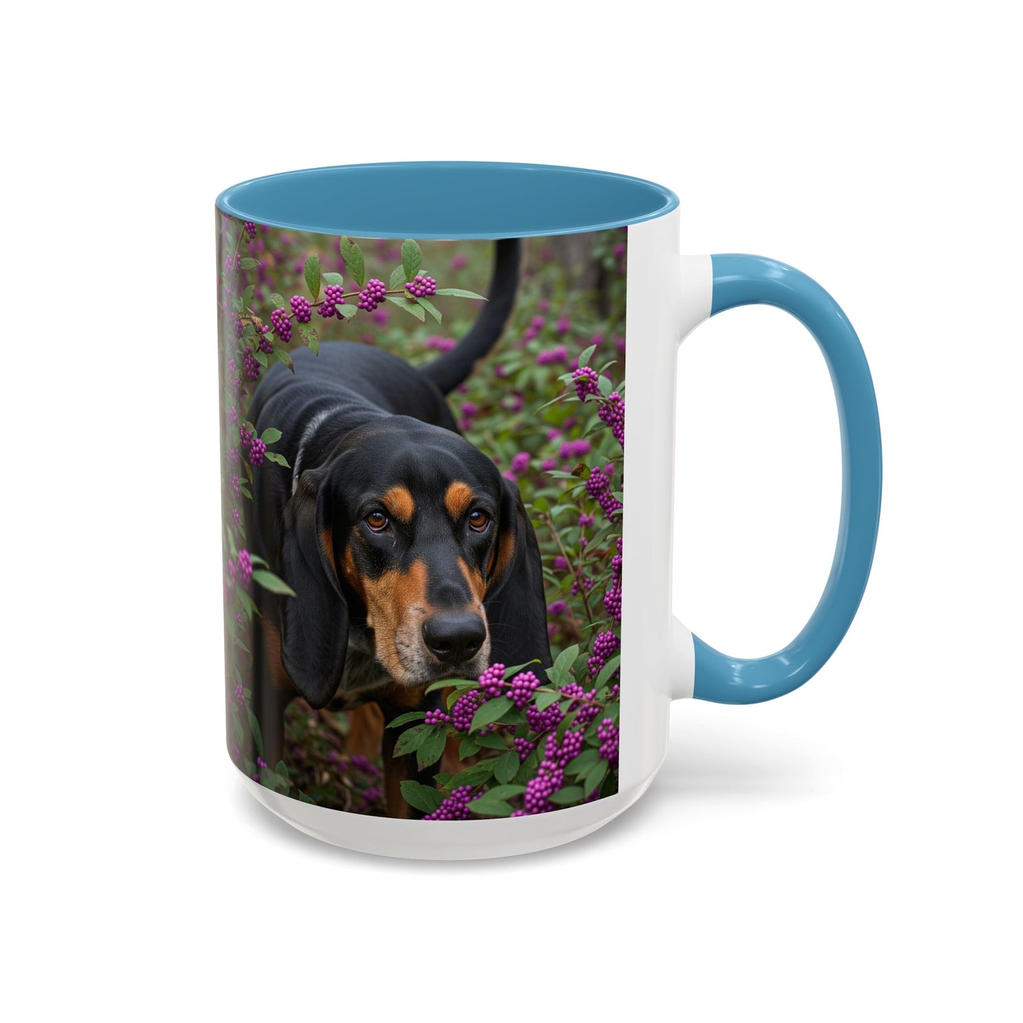 Black and Tan Coonhound Accent Coffee Mug - Perfect Gift for Dog Lovers