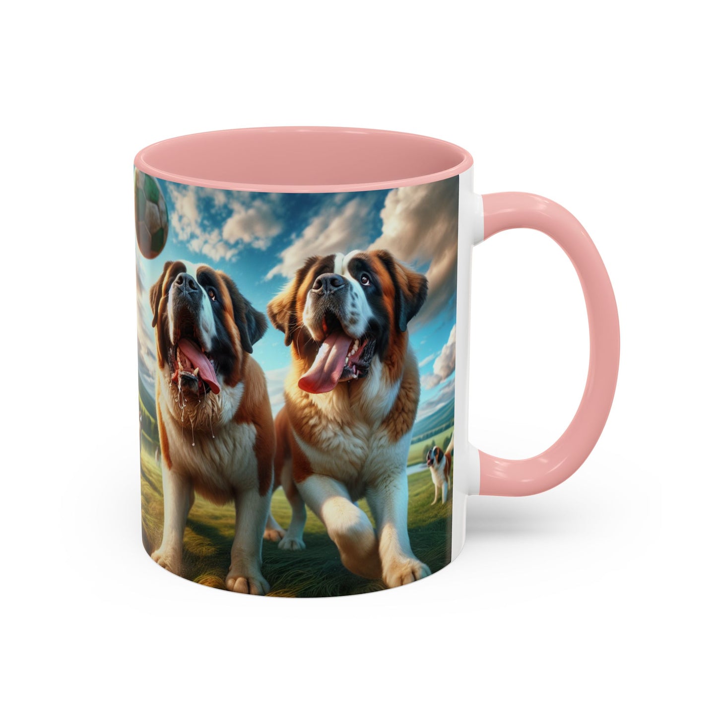 Saint Bernard Accent Coffee Mug - Perfect Gift for Dog Lovers