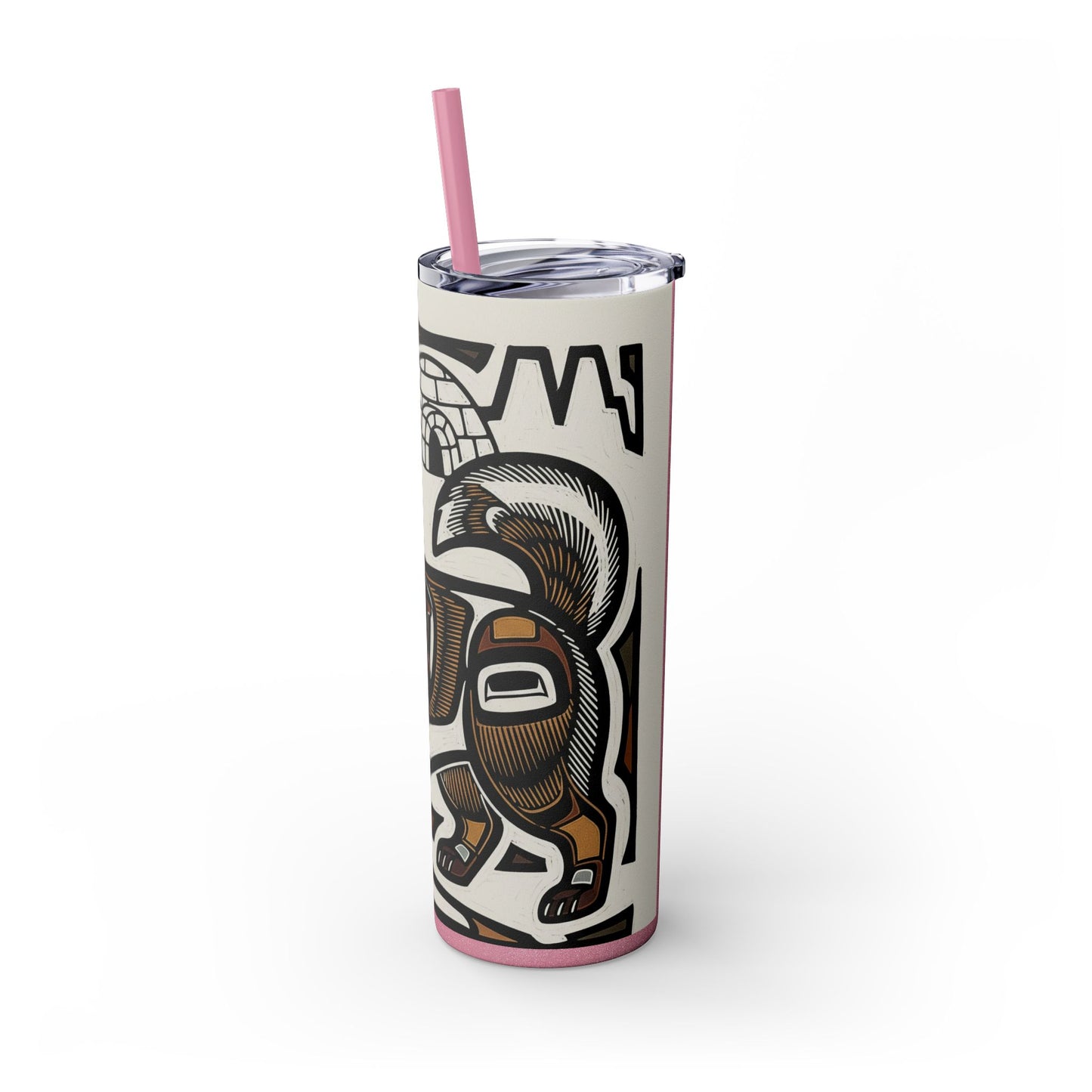 Canadian Eskimo Dog Tumbler with Straw, 20oz