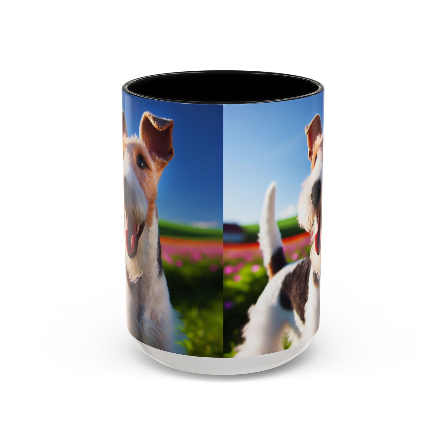 Wire Fox Terrier Accent Coffee Mug - Perfect Gift for Dog Lovers