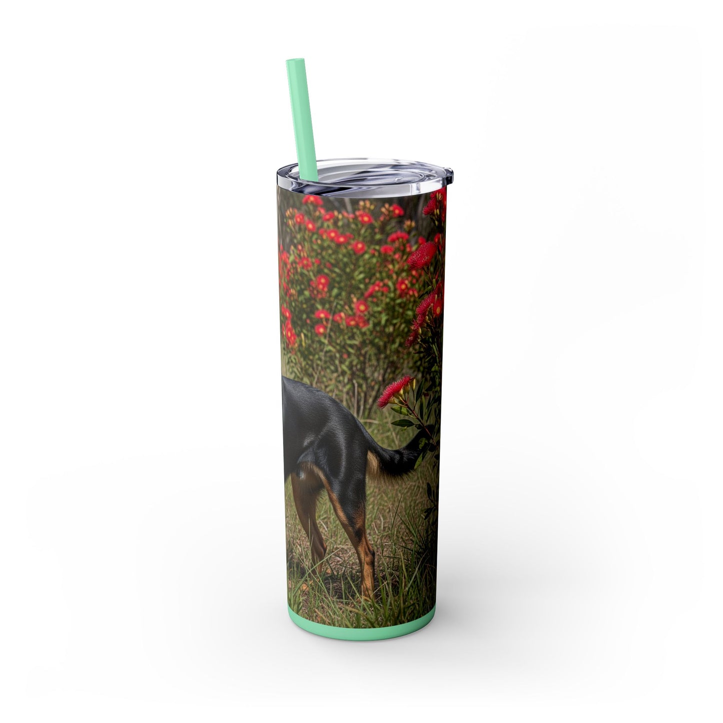 Australian Kelpie Tumbler with Straw, 20oz